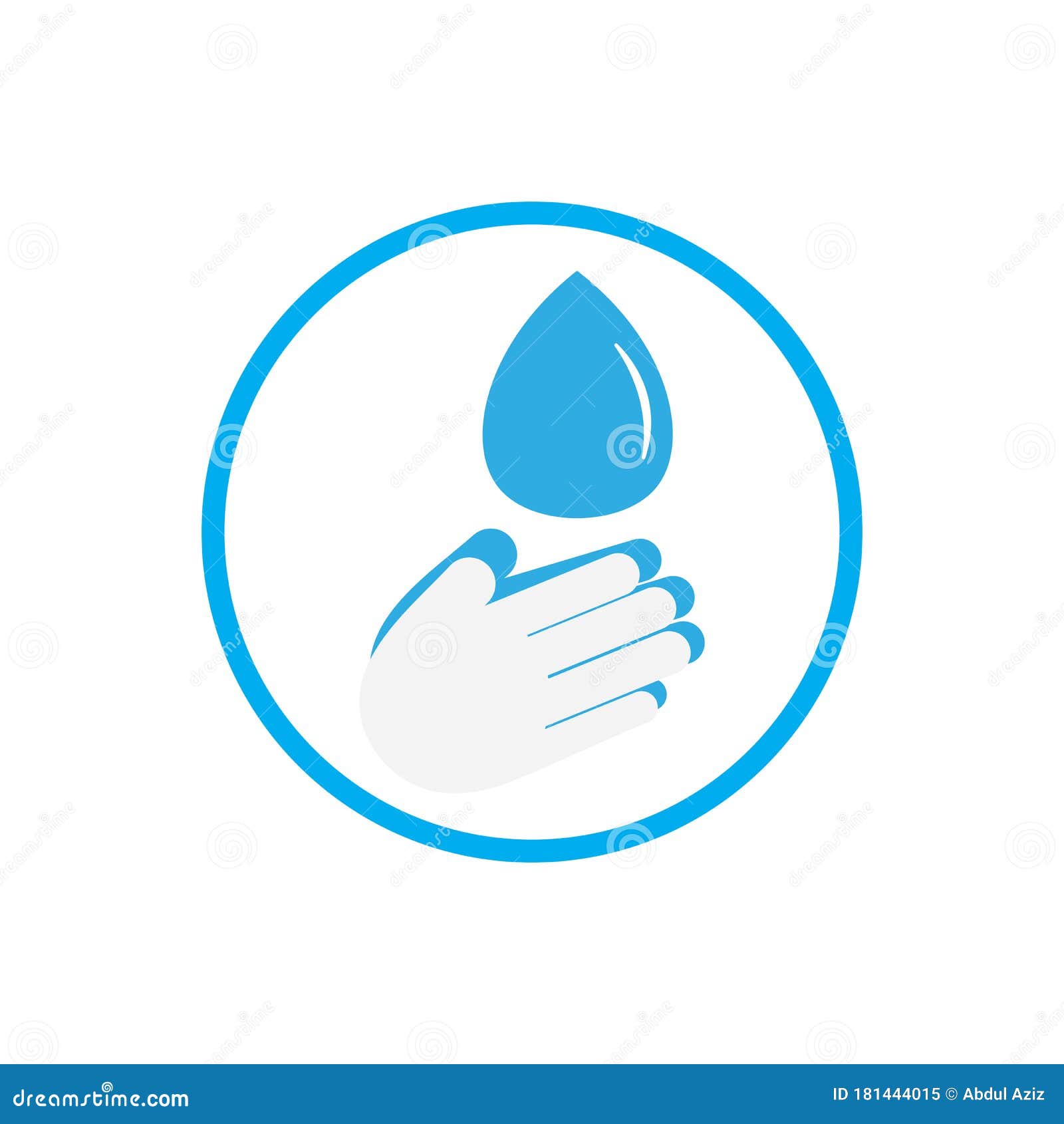 Hand wash logo vector stock vector. Illustration of coronavirus 181444015