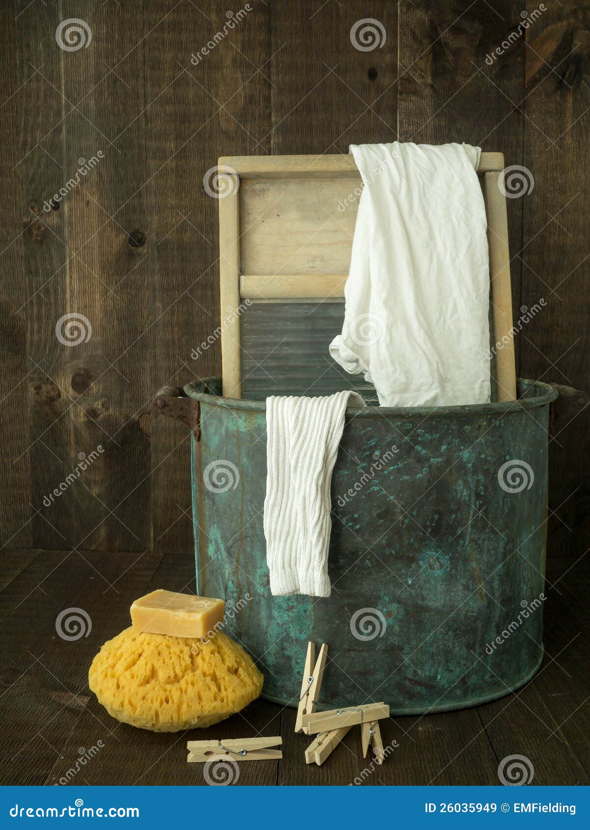 Hand Wash Laundry Day Vintage Royalty Free Stock Images Image 26035949
