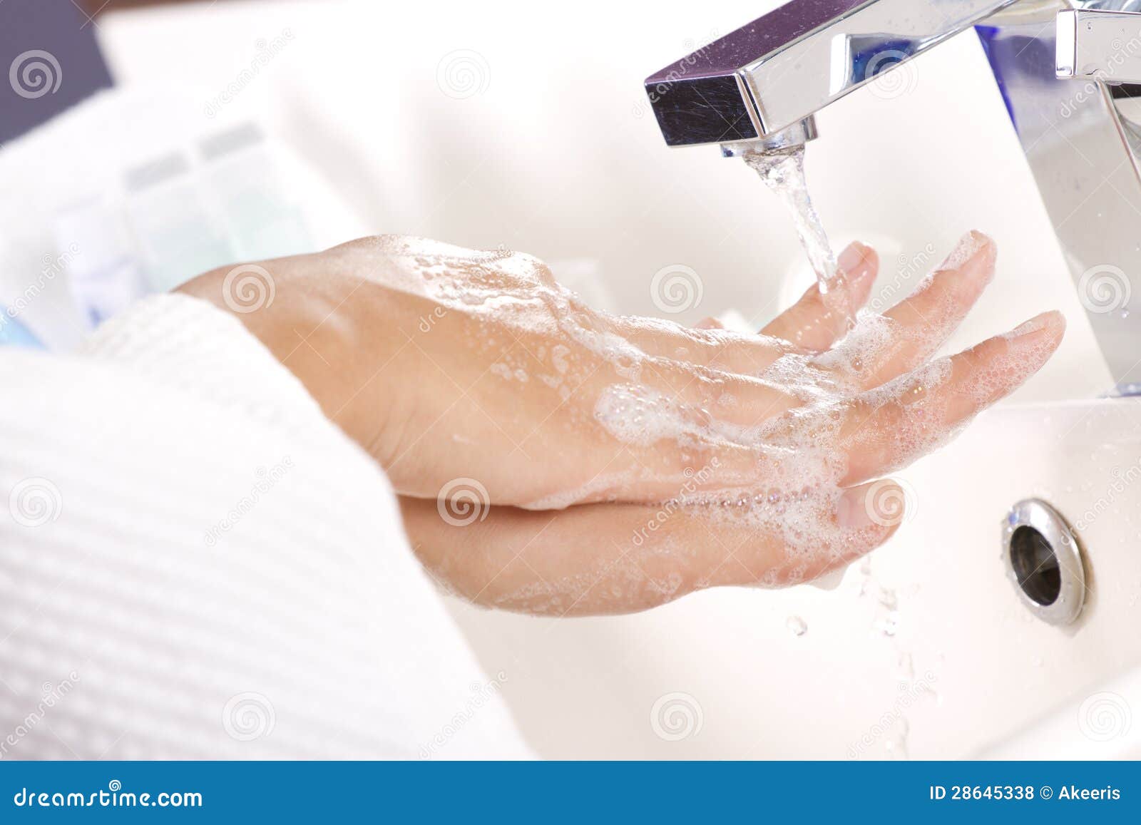 Hand washing stock photo. Image of soap, woman, finger 28645338