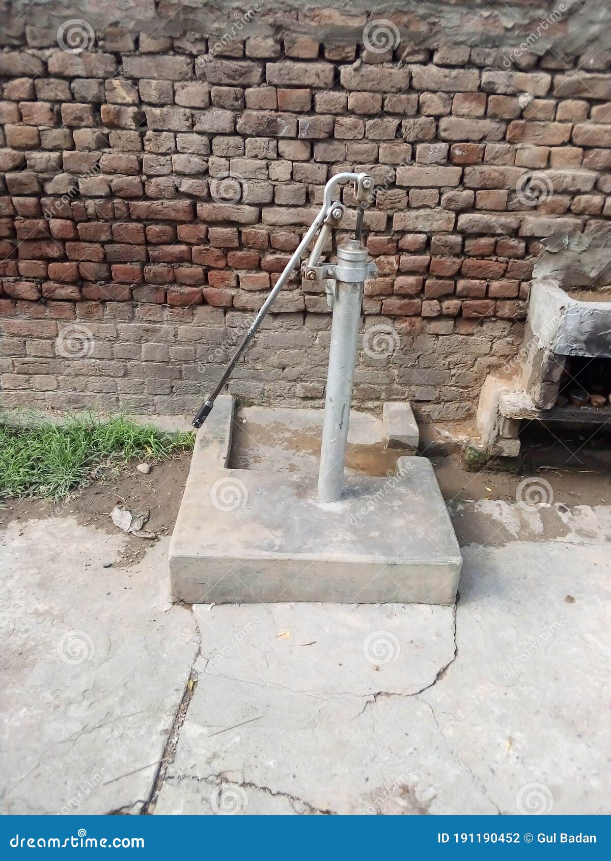 Hand Water Pump in Street Pakistan Stock Photo Image of pump, hand