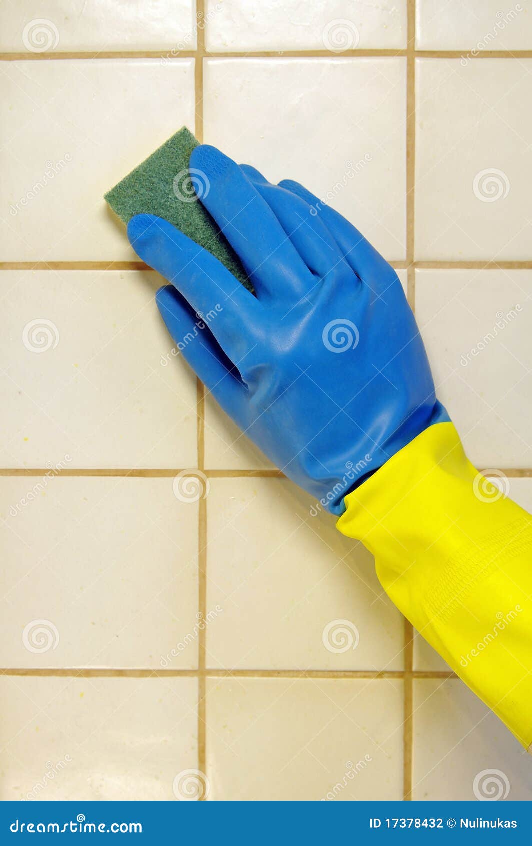 Hand Wearing a Working Glove Stock Photo Image of hand, yellow 17378432