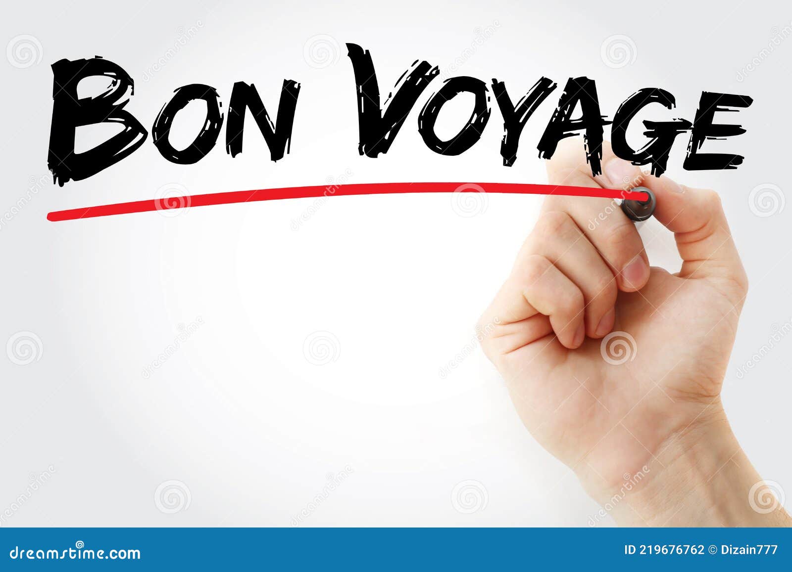 bon voyage is french word