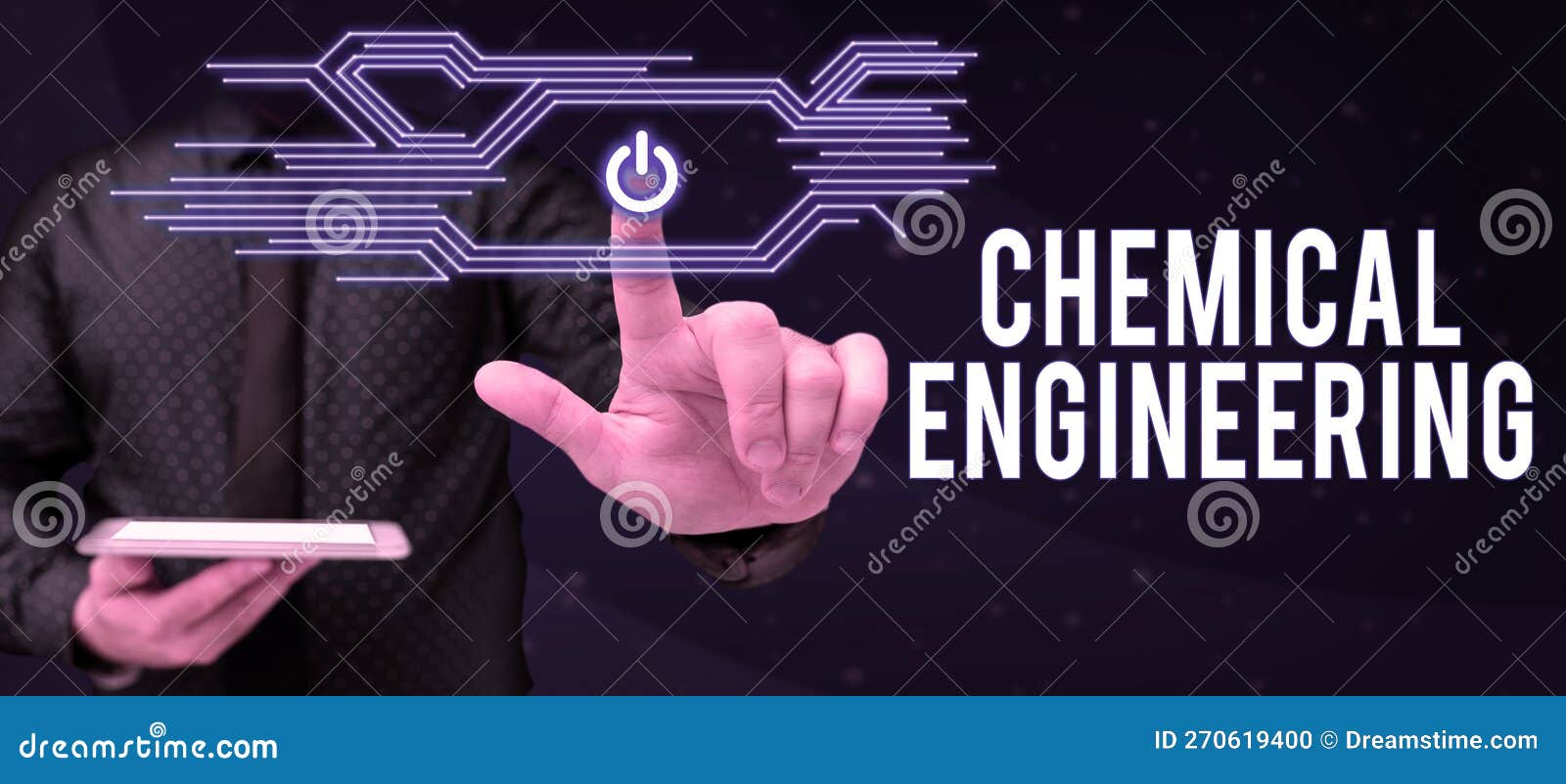 Hand Writing Sign Chemical Engineering. Concept Meaning Developing