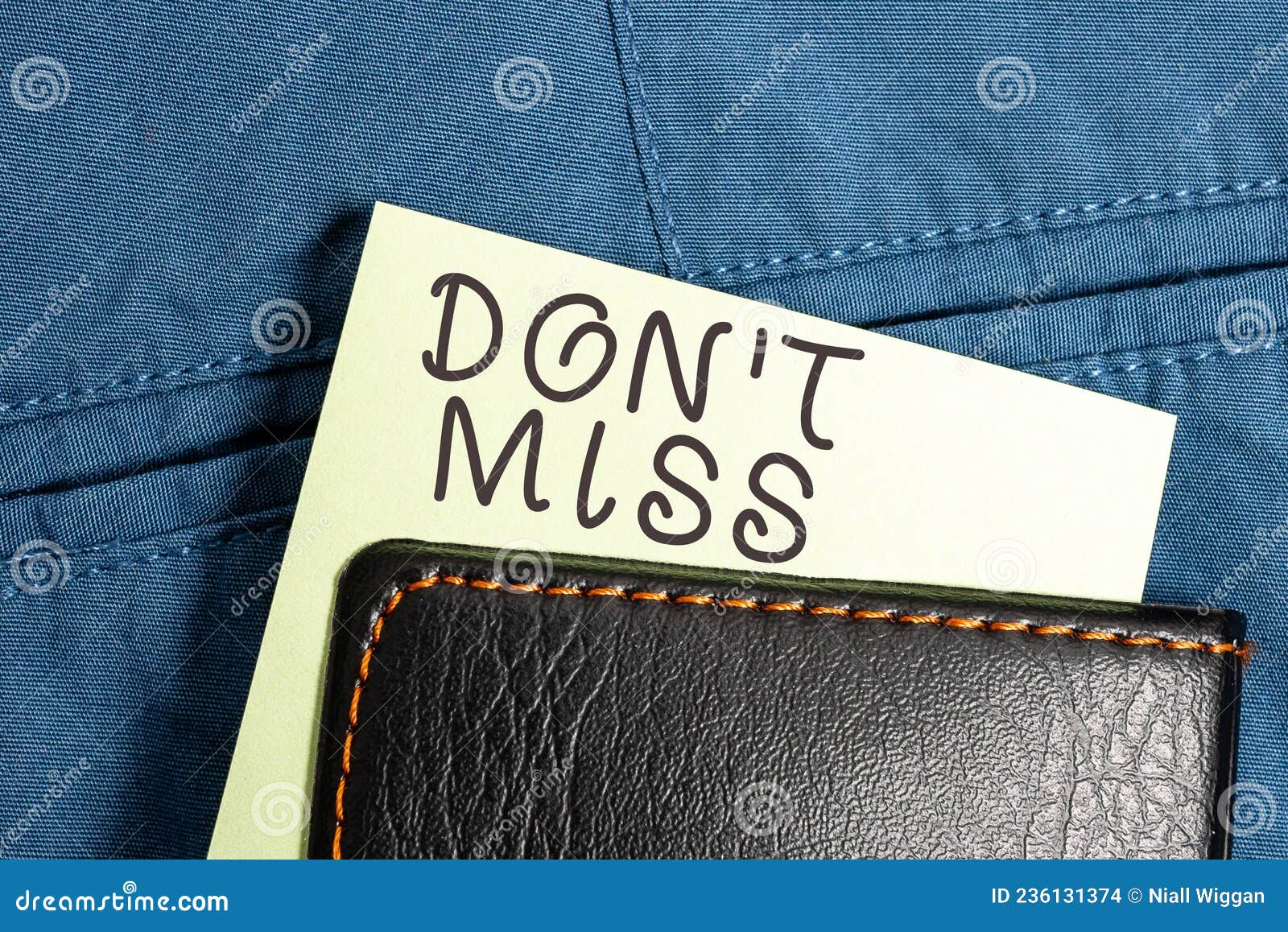 Conceptual hand writing showing Don T Miss. Concept meaning comanalysisding  them not to miss out an opportunity or an advantage Alarm clock and torn c  Stock Photo - Alamy