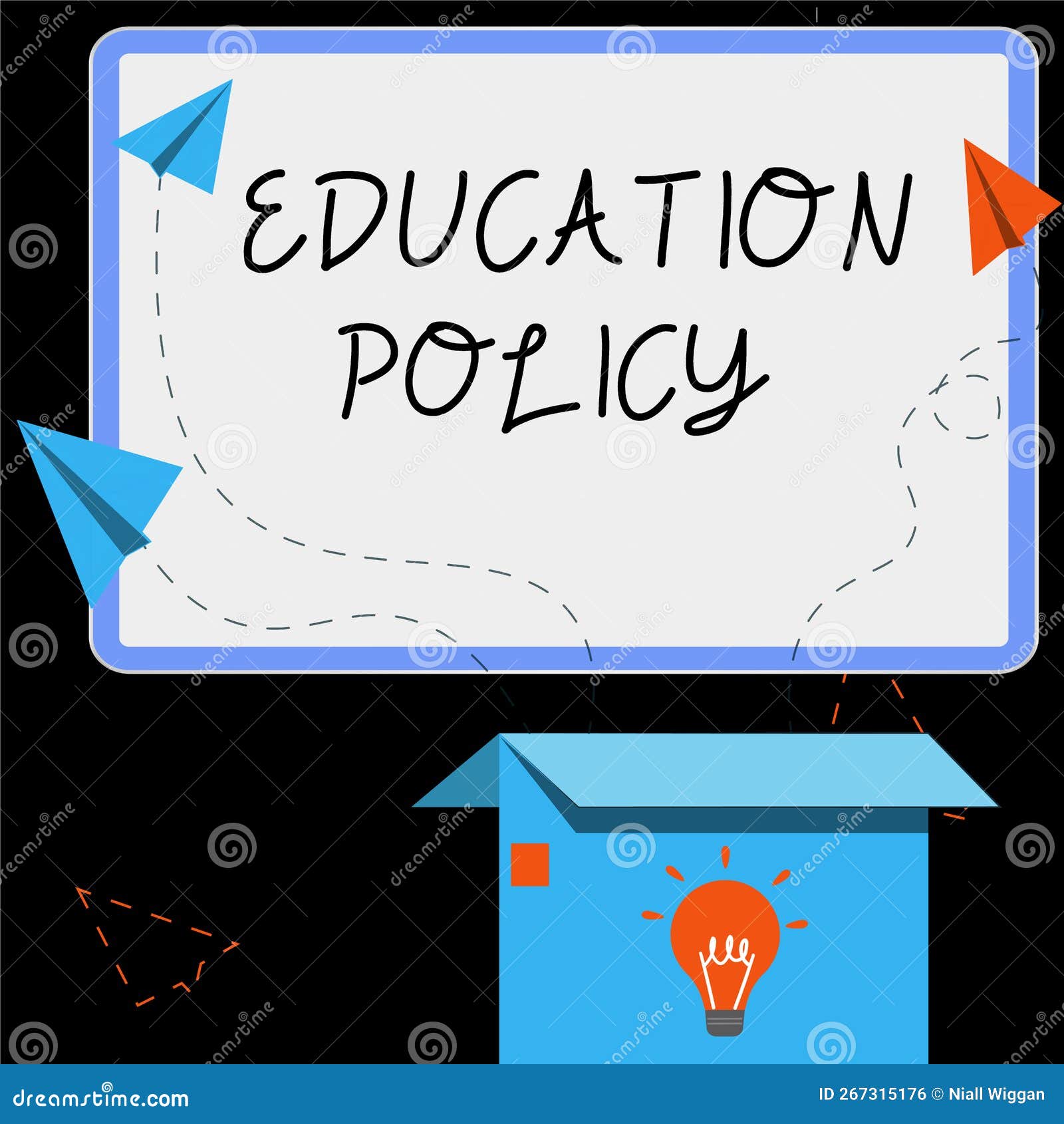 Hand Writing Sign Education Policy. Concept Meaning Field of Study that ...