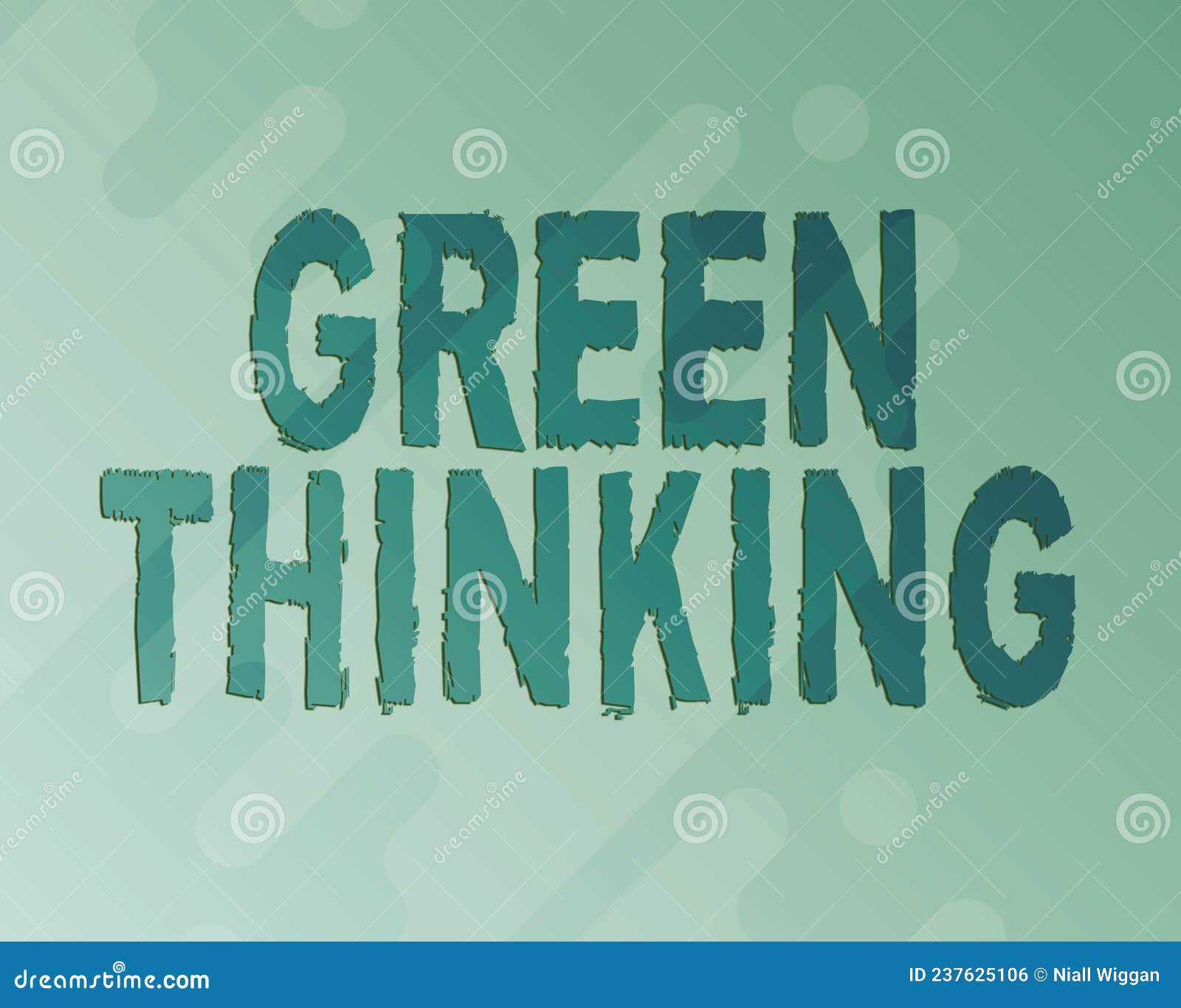 hand writing sign green thinking. business idea taking ction to make environmental responsibility a reality line