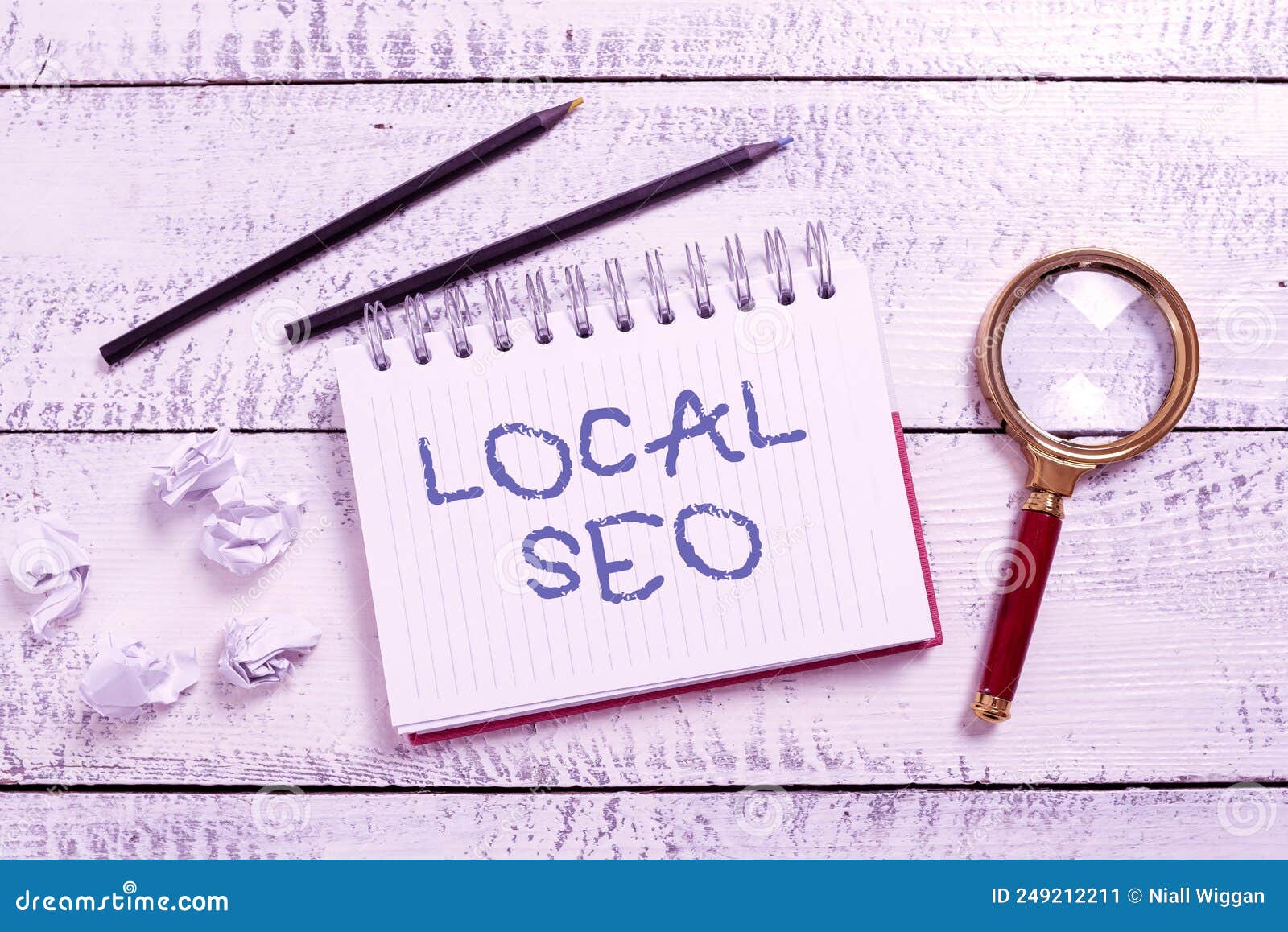 hand writing sign local seo. business overview this is an effective way of marketing your business online -48250
