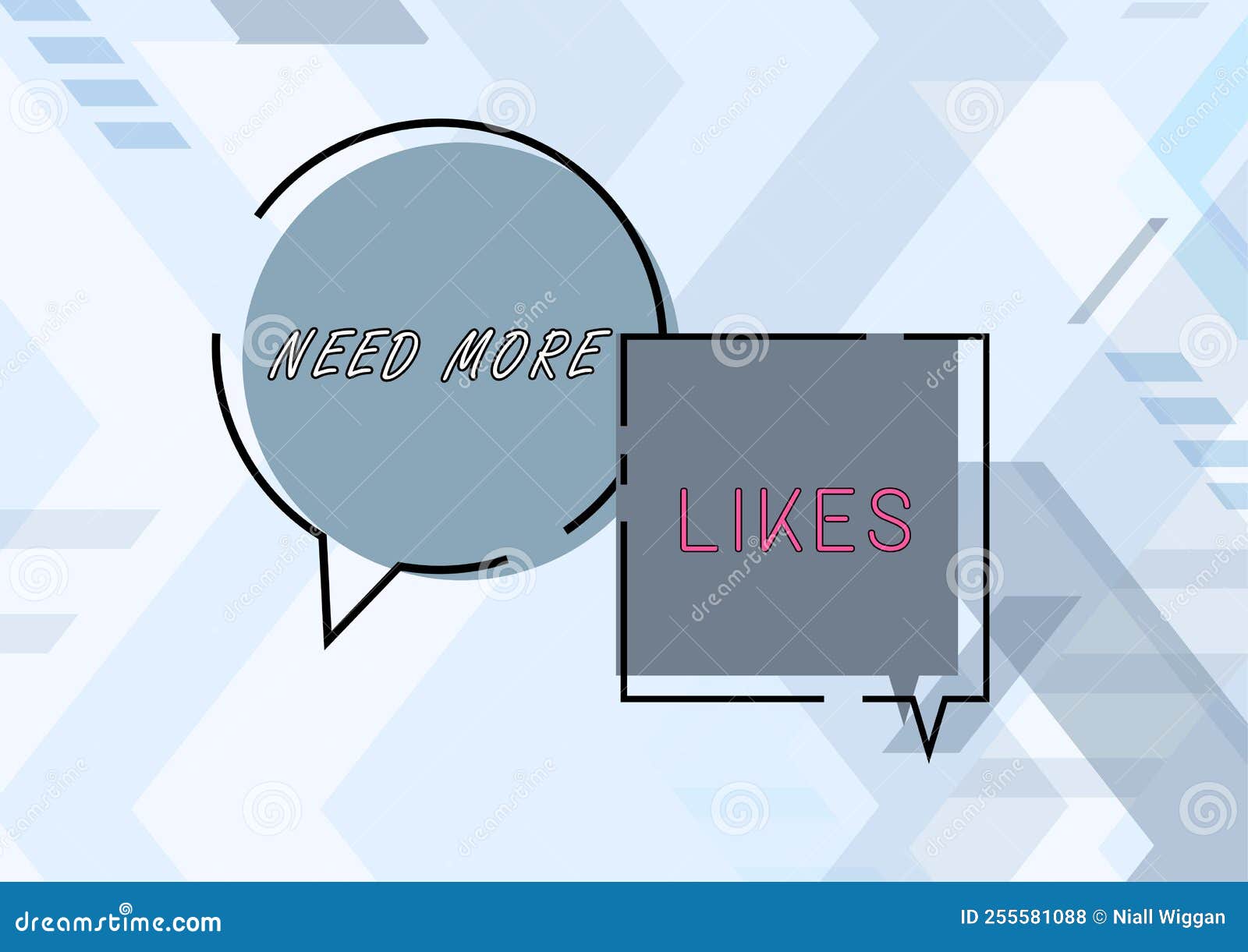 hand writing sign need more likes questionasking if he needs additional reaction on his post. business idea asking if he