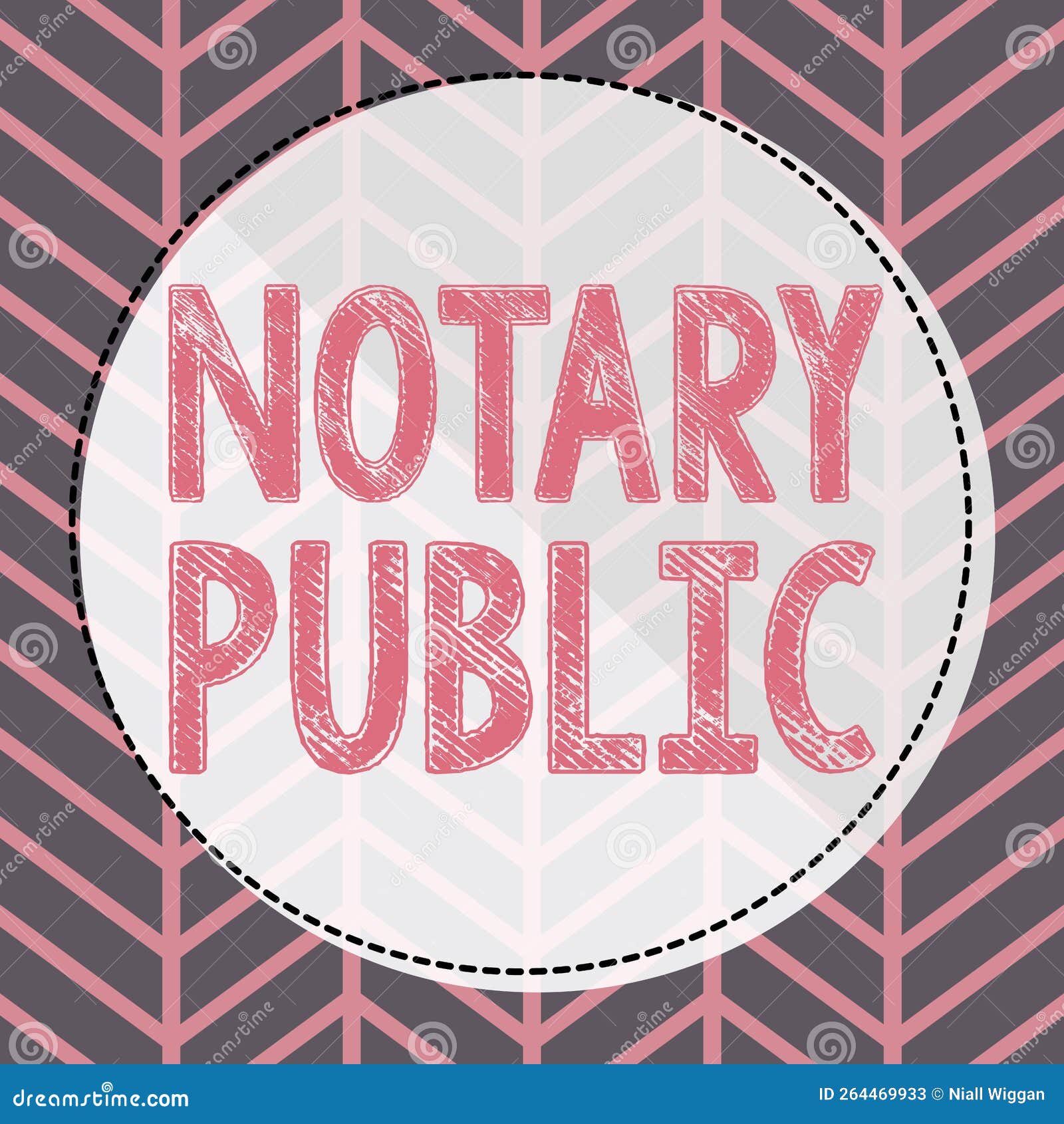 Text Caption Presenting Notary Public. Business Approach Legality Documentation Authorization