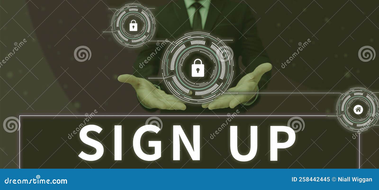 Inspiration Showing Sign Sign Up. Business Concept Use Your Information