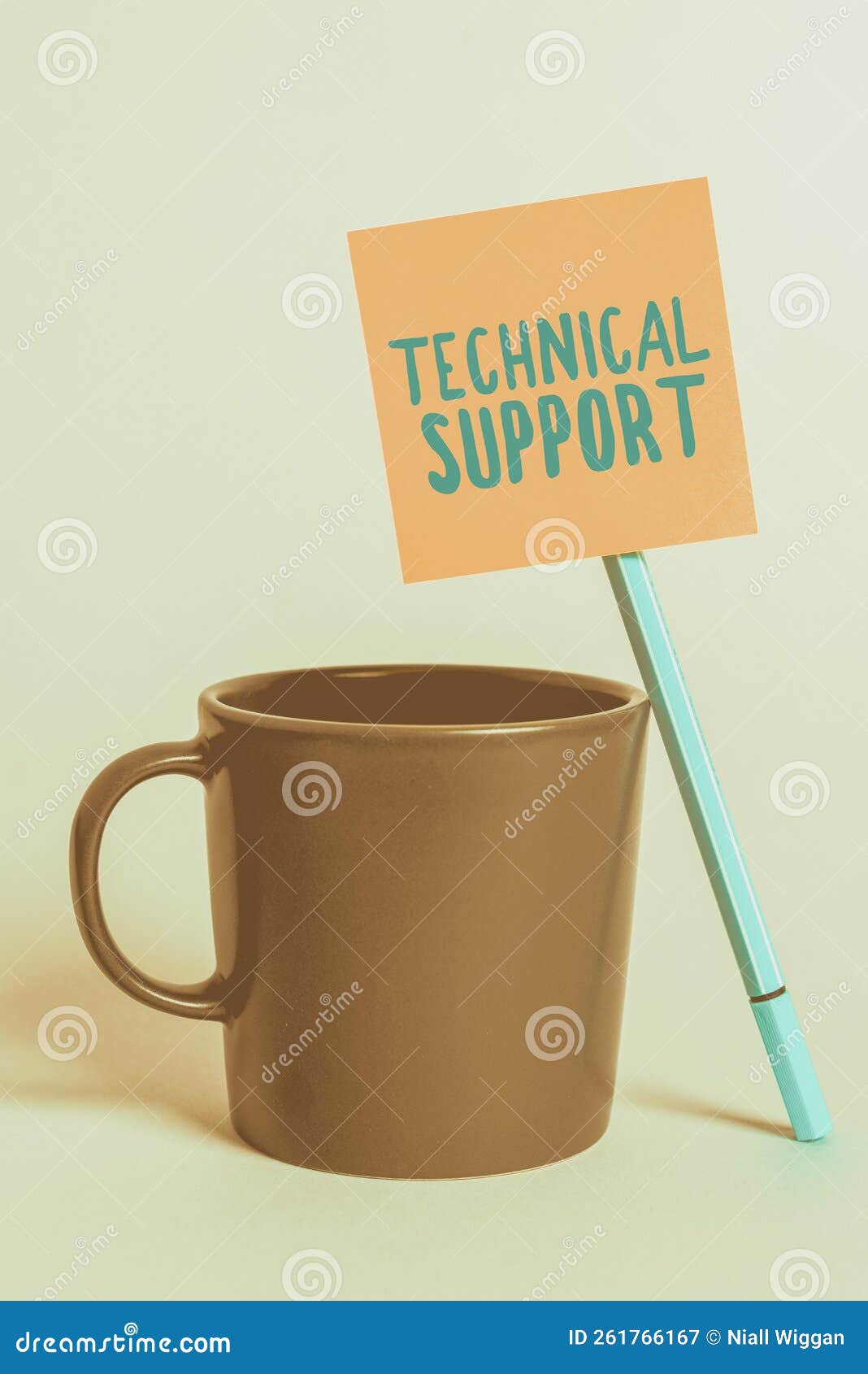 Hand Writing Sign Technical Support. Concept Meaning a Service Provided