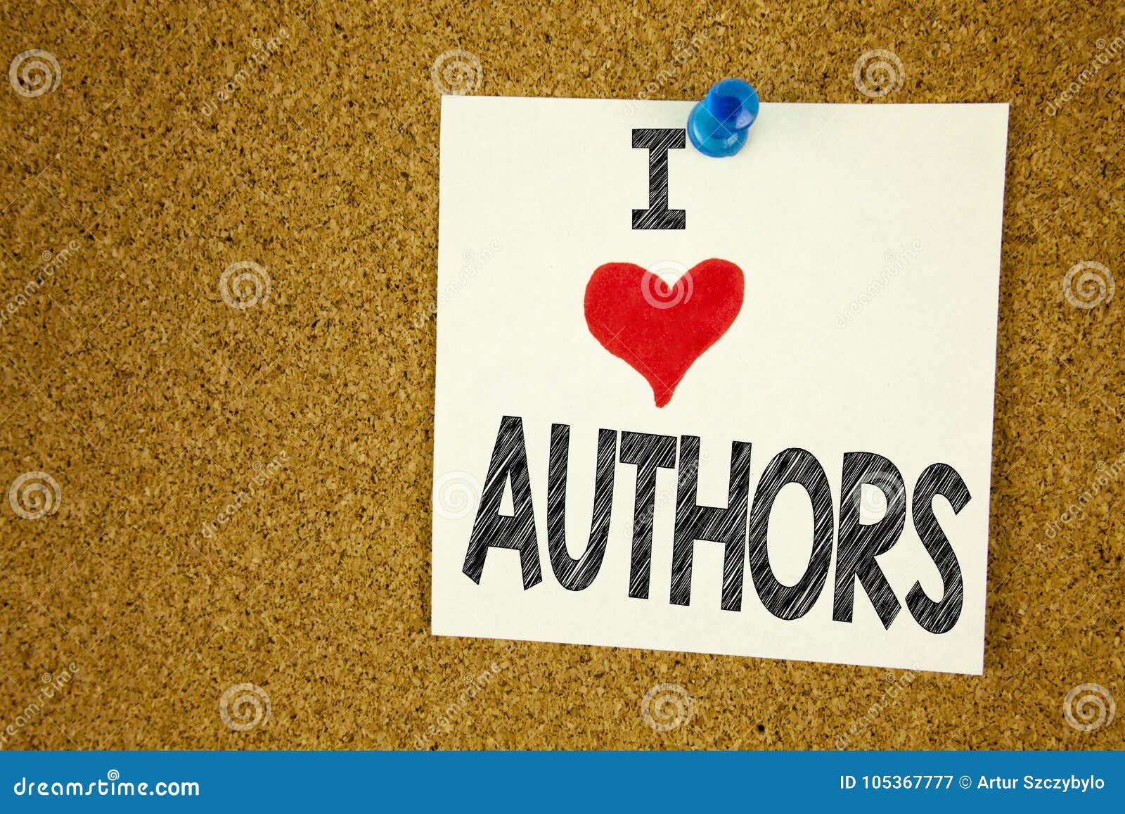 hand writing text caption inspiration showing i love authors concept meaning word message text typography loving written on sticky