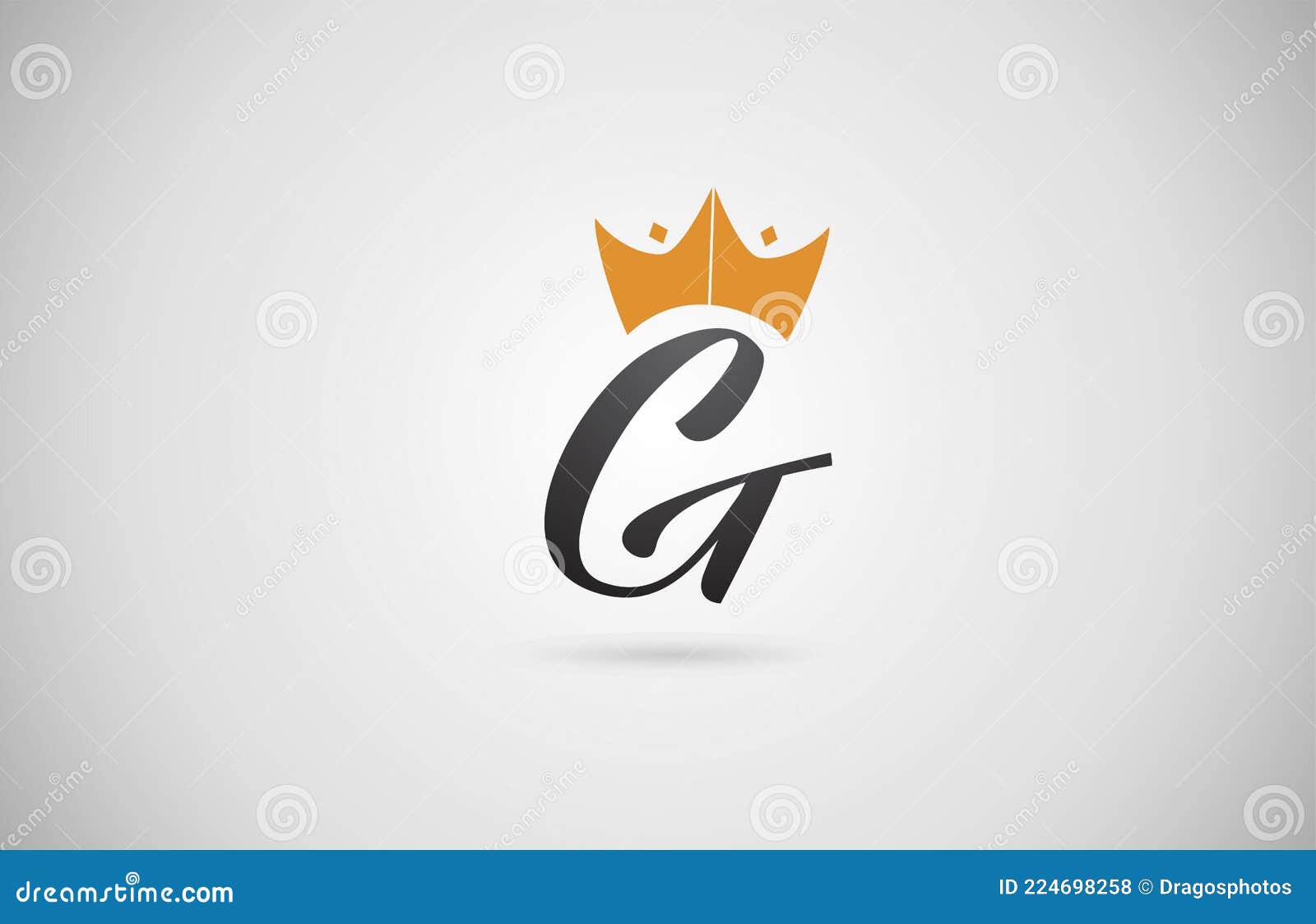 Hand Written G Alphabet Letter Logo Icon. Business Company Typography ...