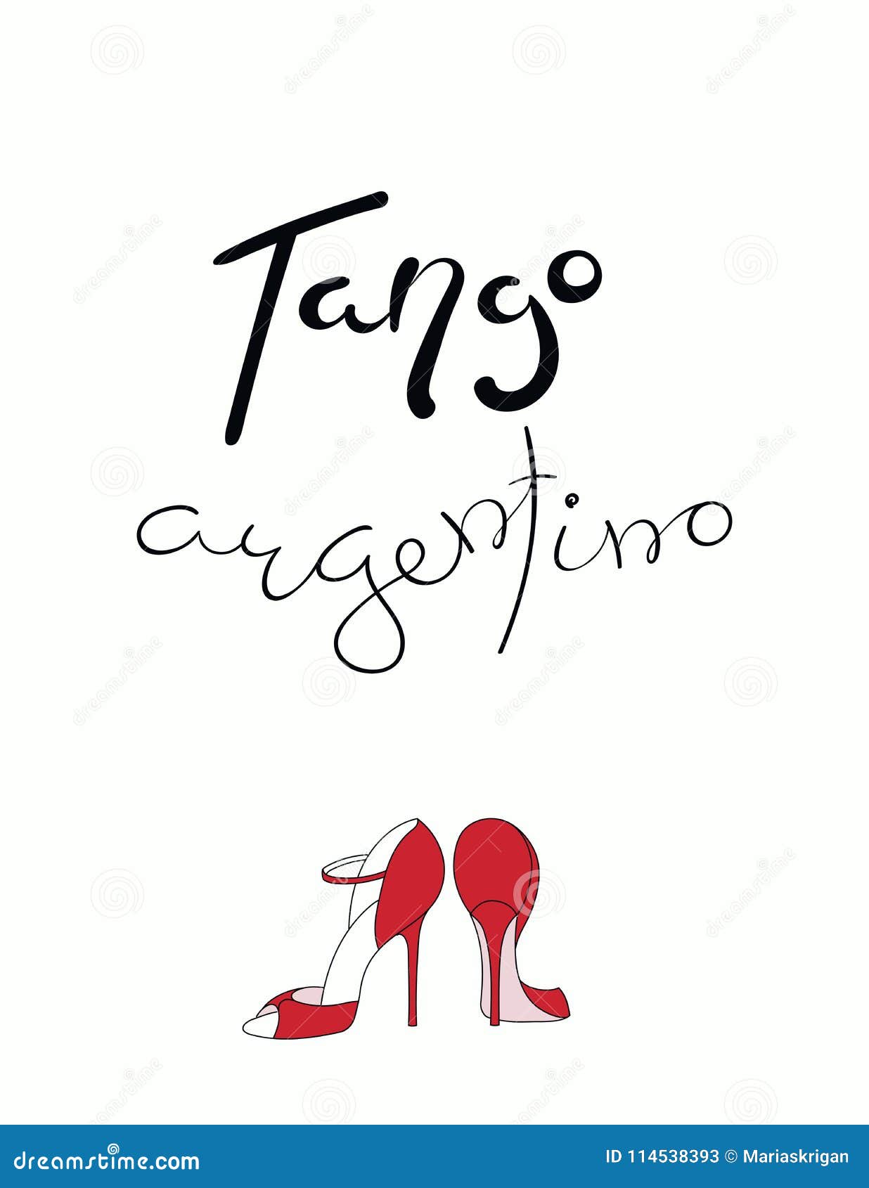 hand written tango quote