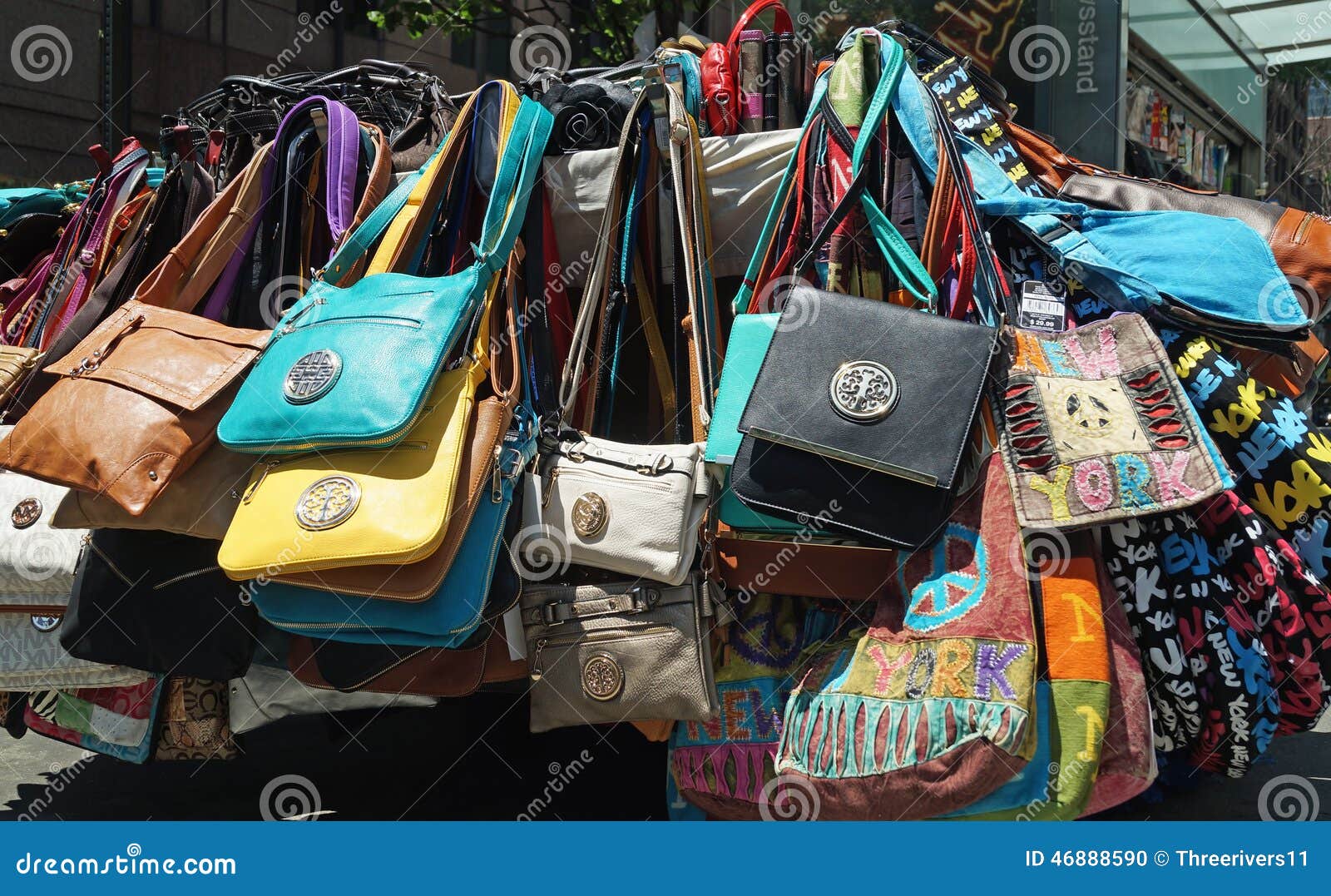 Handbags for Sale on the Street Editorial Image - Image of counterfeit ...