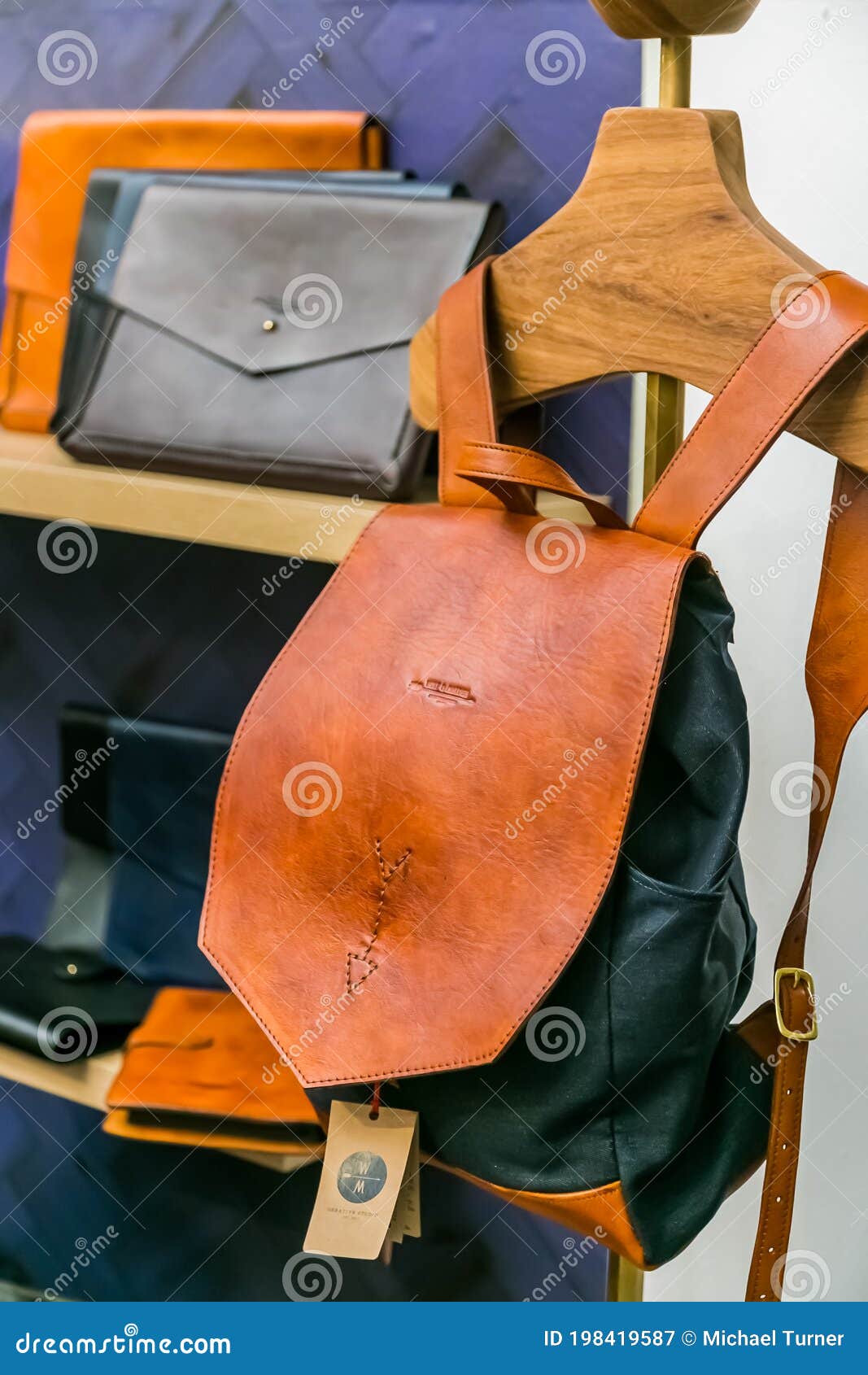 Johannesburg, South Africa - October 14 2017: Handbags in an Up-Market Fashion Clothing Retail Store
