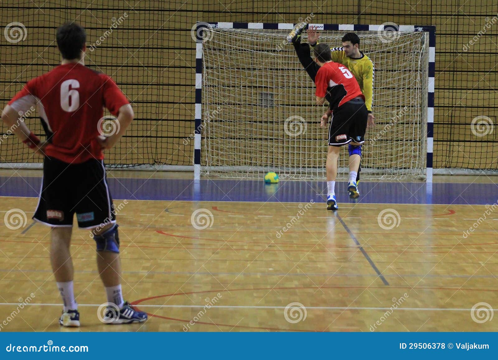 Handball penalty kick editorial stock photo. Image of speed 29506378