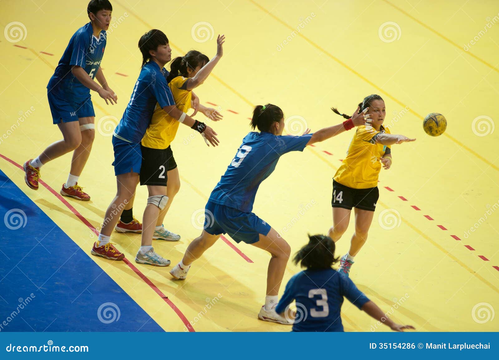 Handball Sport. Editorial Photo - Image: 35154286