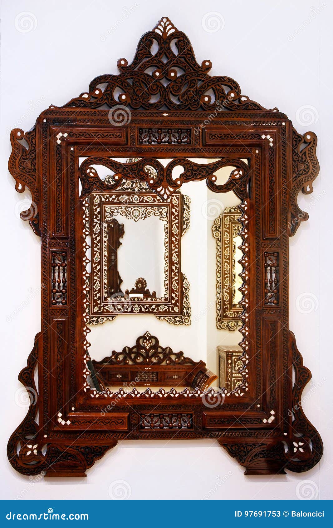 Handcrafted wooden frame stock image. Image of wooden 97691753