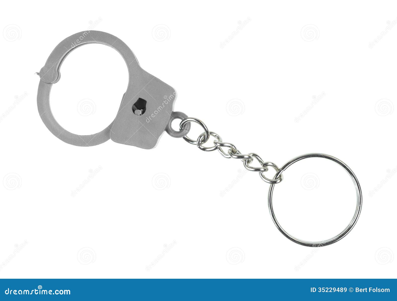 Handcuff keychain stock image. Image of handcuff, tiny 35229489