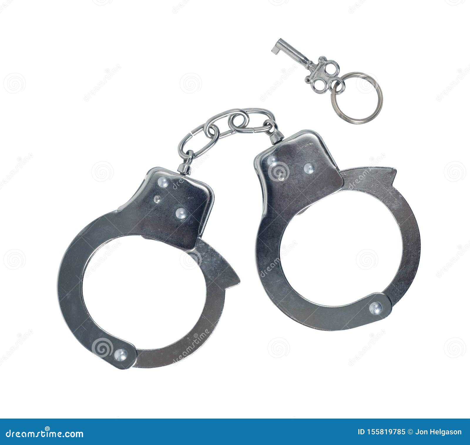 Handcuffs Isolated on White Stock Image Image of unlocked, bondage