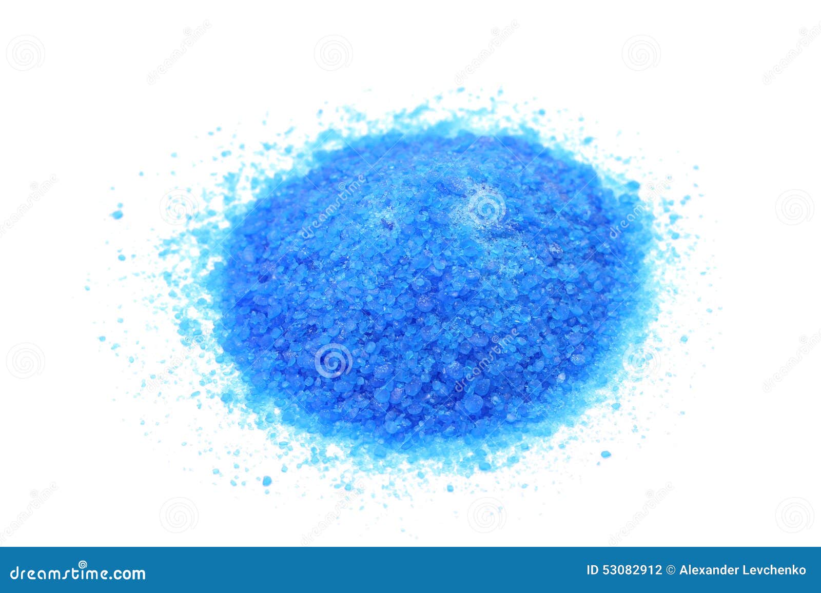Blue Copper Sulfate Crystal Or Bluestone. Chemistry
