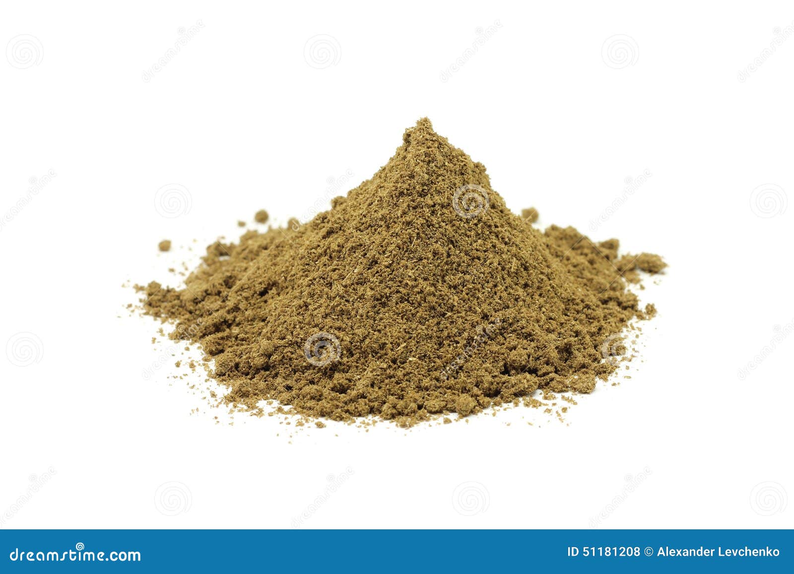 A Handful of Crushed Coriander Stock Photo Image of plant, handful