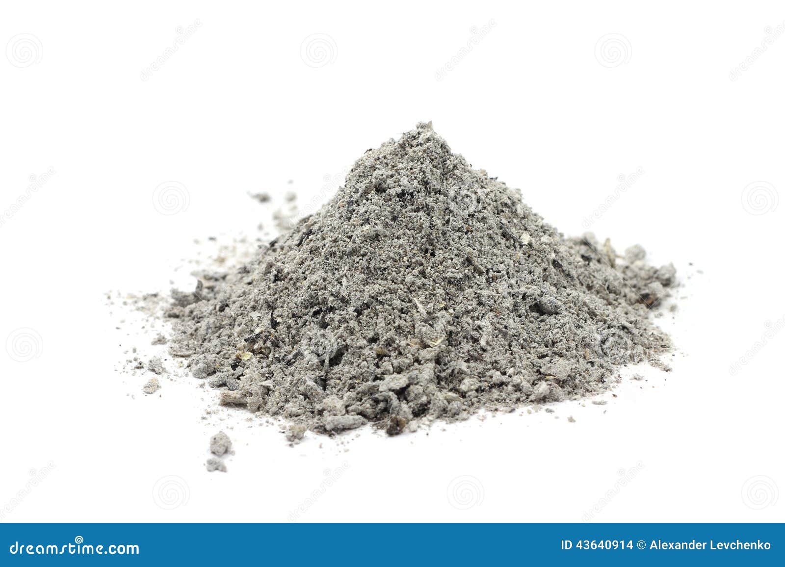 Handful Of Gray Ash Stock Photo Image 43640914