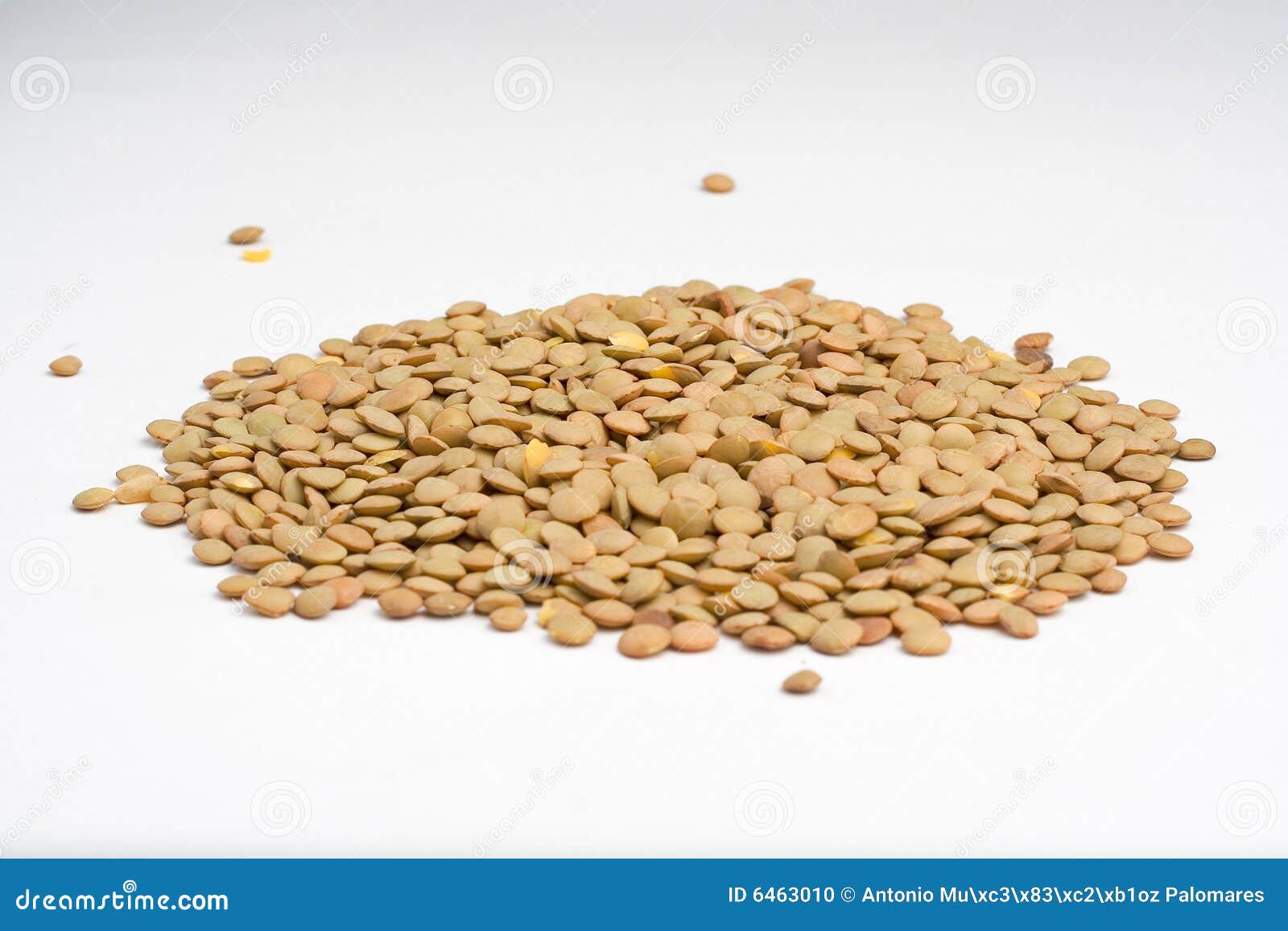 handful of uncooked lentils