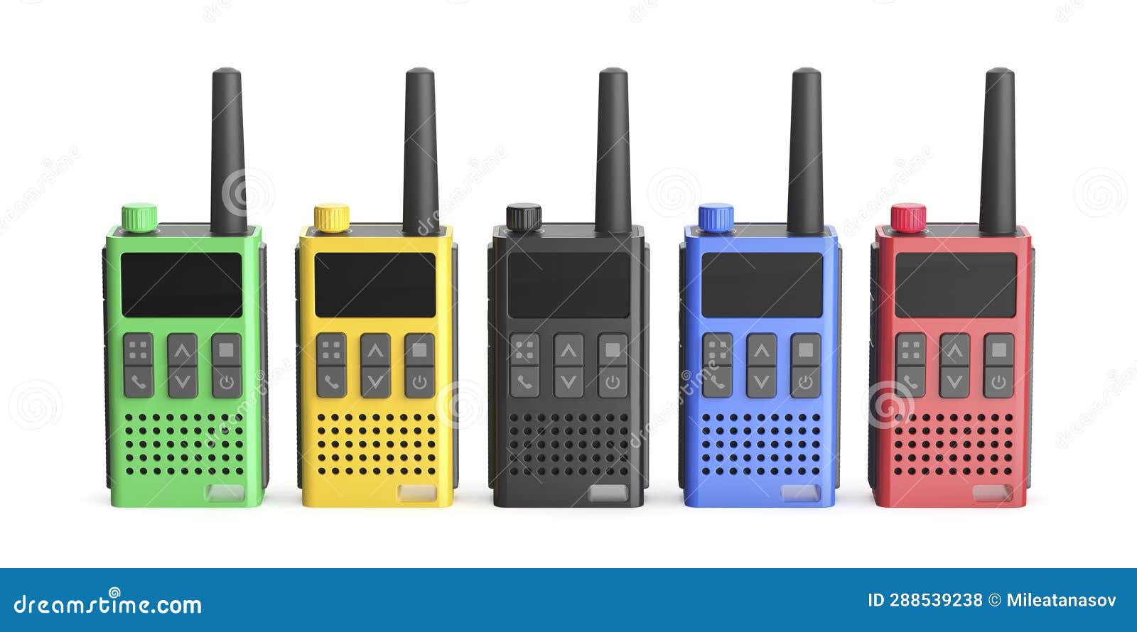 Handheld Transceivers Stock Illustrations 4 Handheld Transceivers