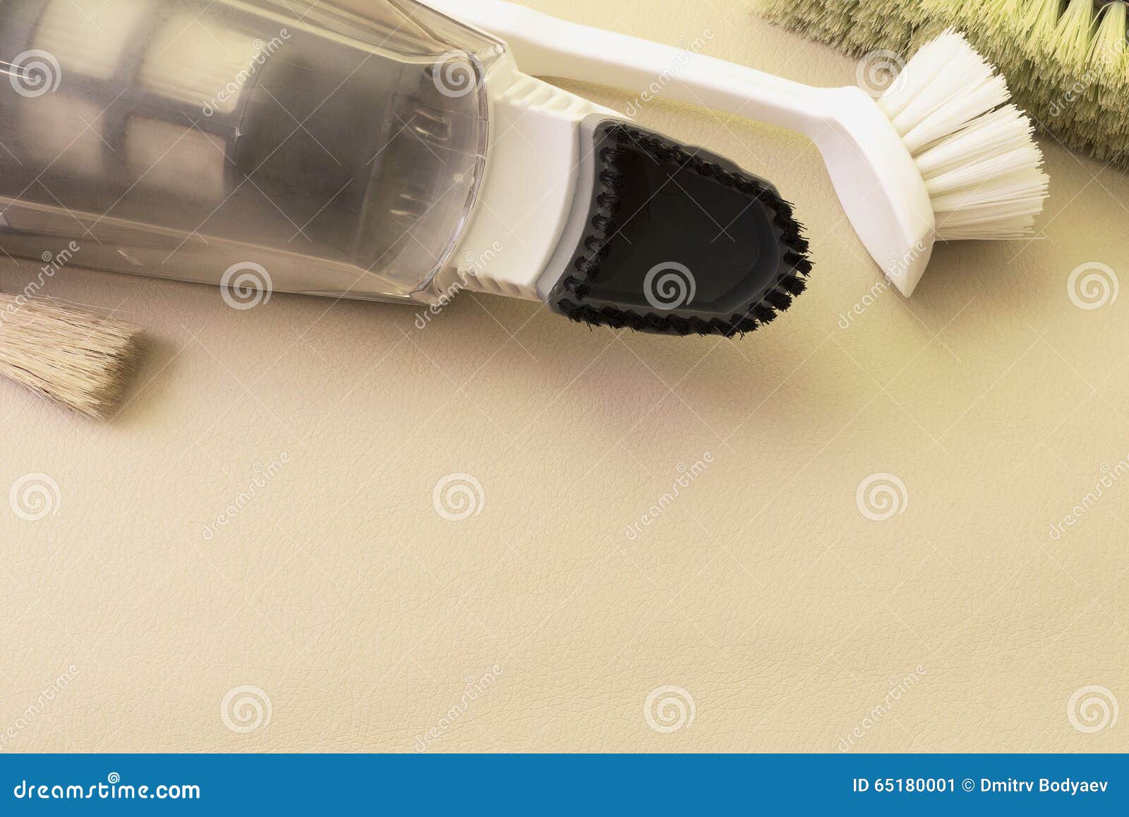 Handheld Vacuum Cleaner and Brushes Stock Image Image of interior