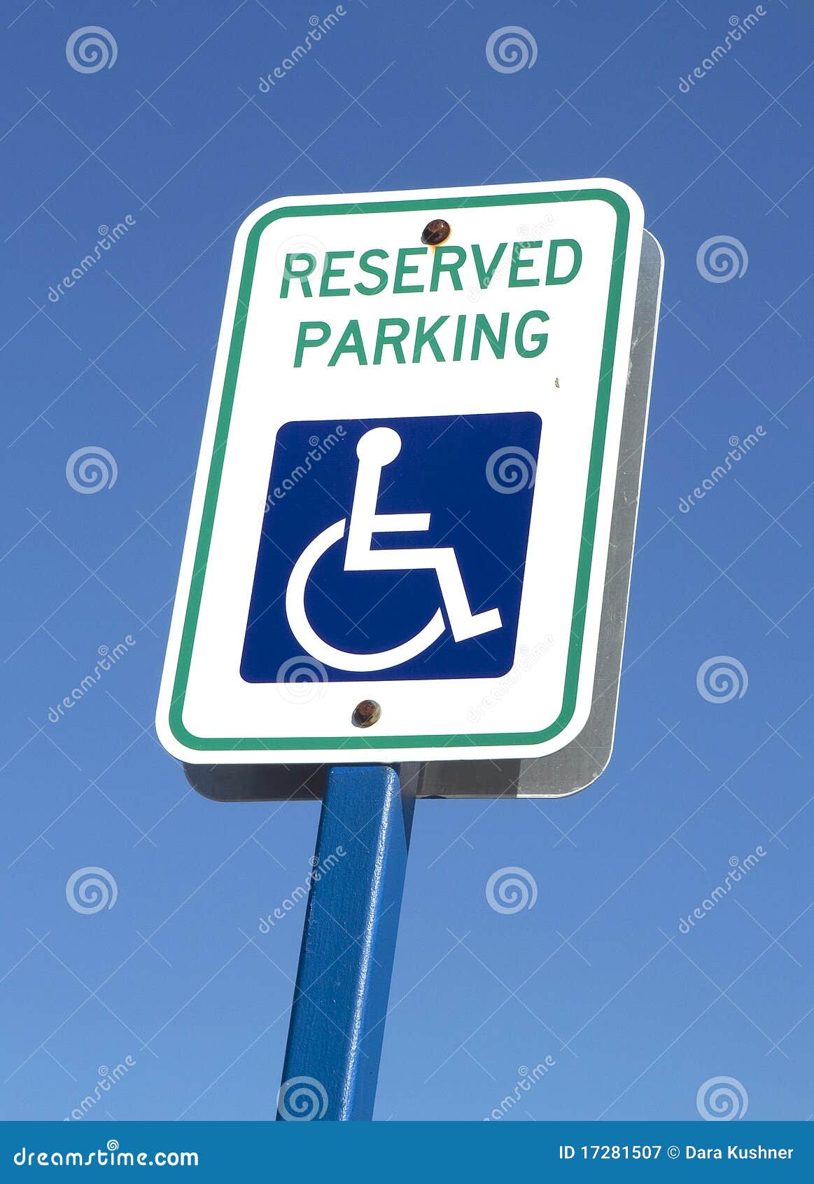 Handicap Parking Sign stock image. Image of accessibility 17281507