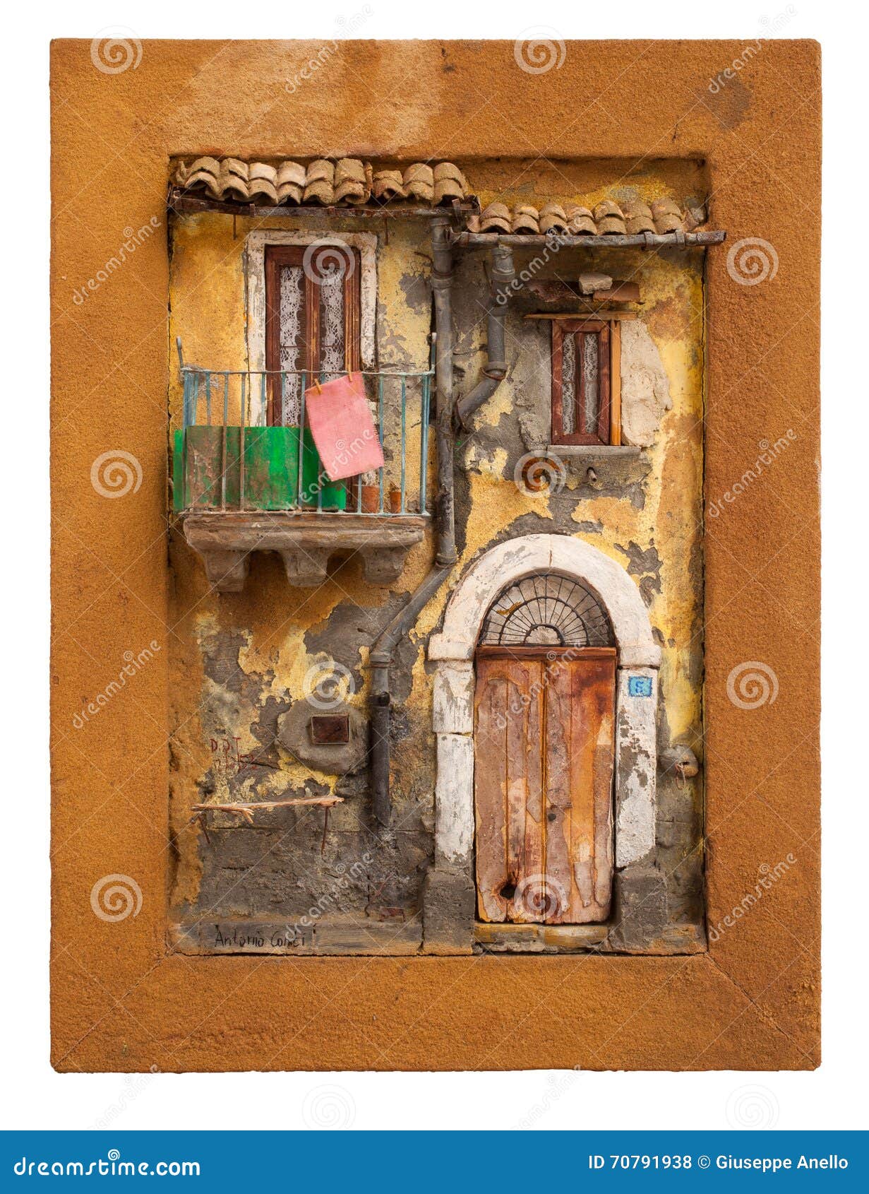 Handicraft, Miniature House Stock Photo Image of sicilian, decorative