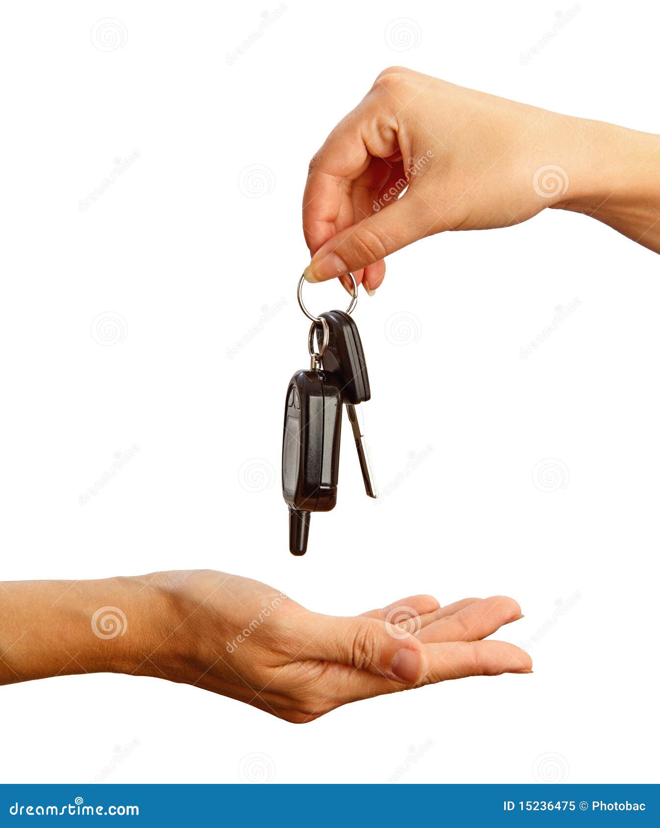 Old Car Key And Leather Holder Stock Photo - Download Image Now