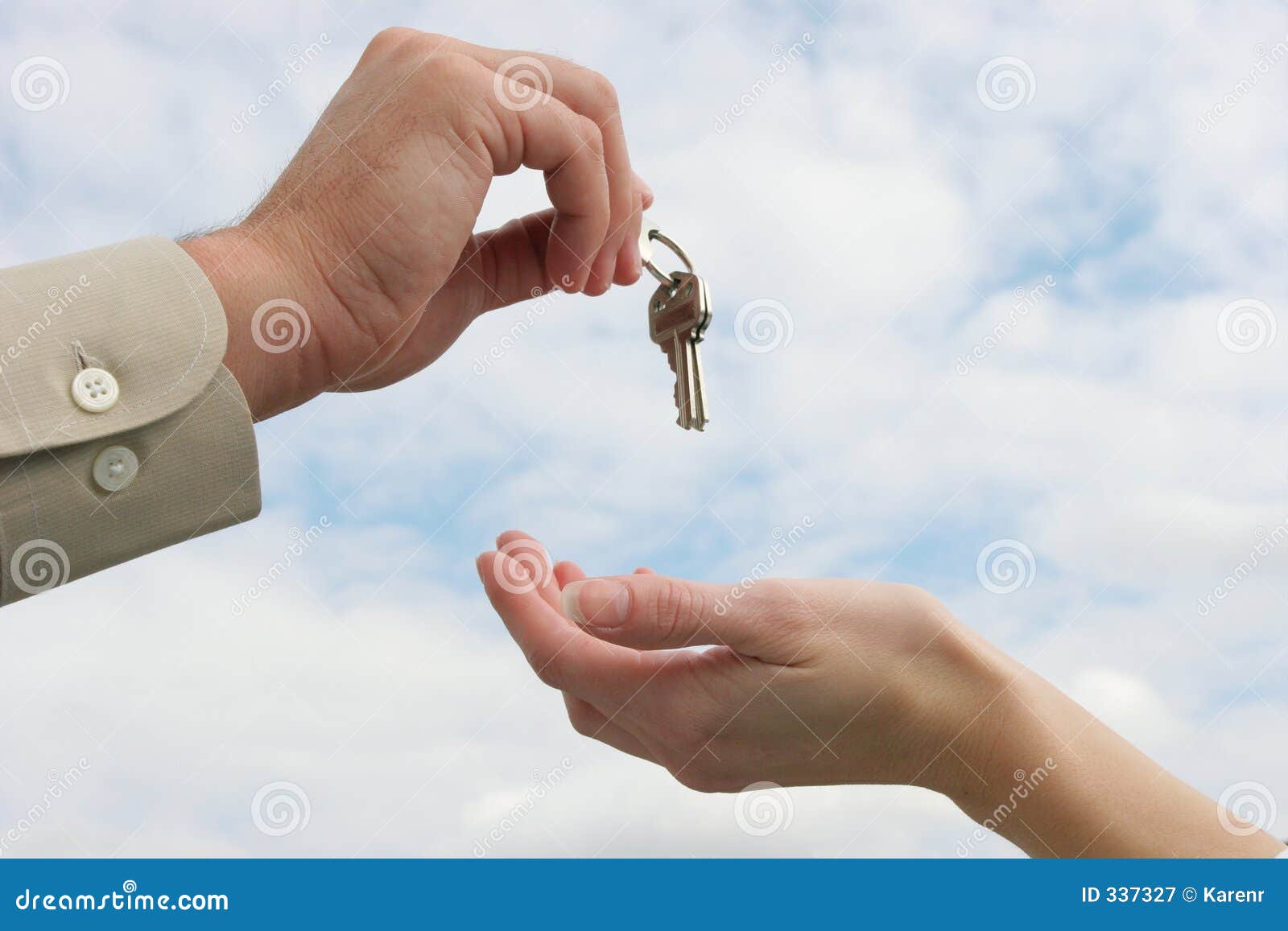 Handing Over The Keys Royalty Free Stock Photography ...