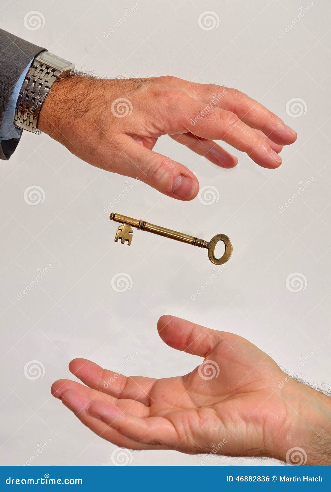 Handing Over The Keys Stock Photo Image Of Agent Drop 46882836