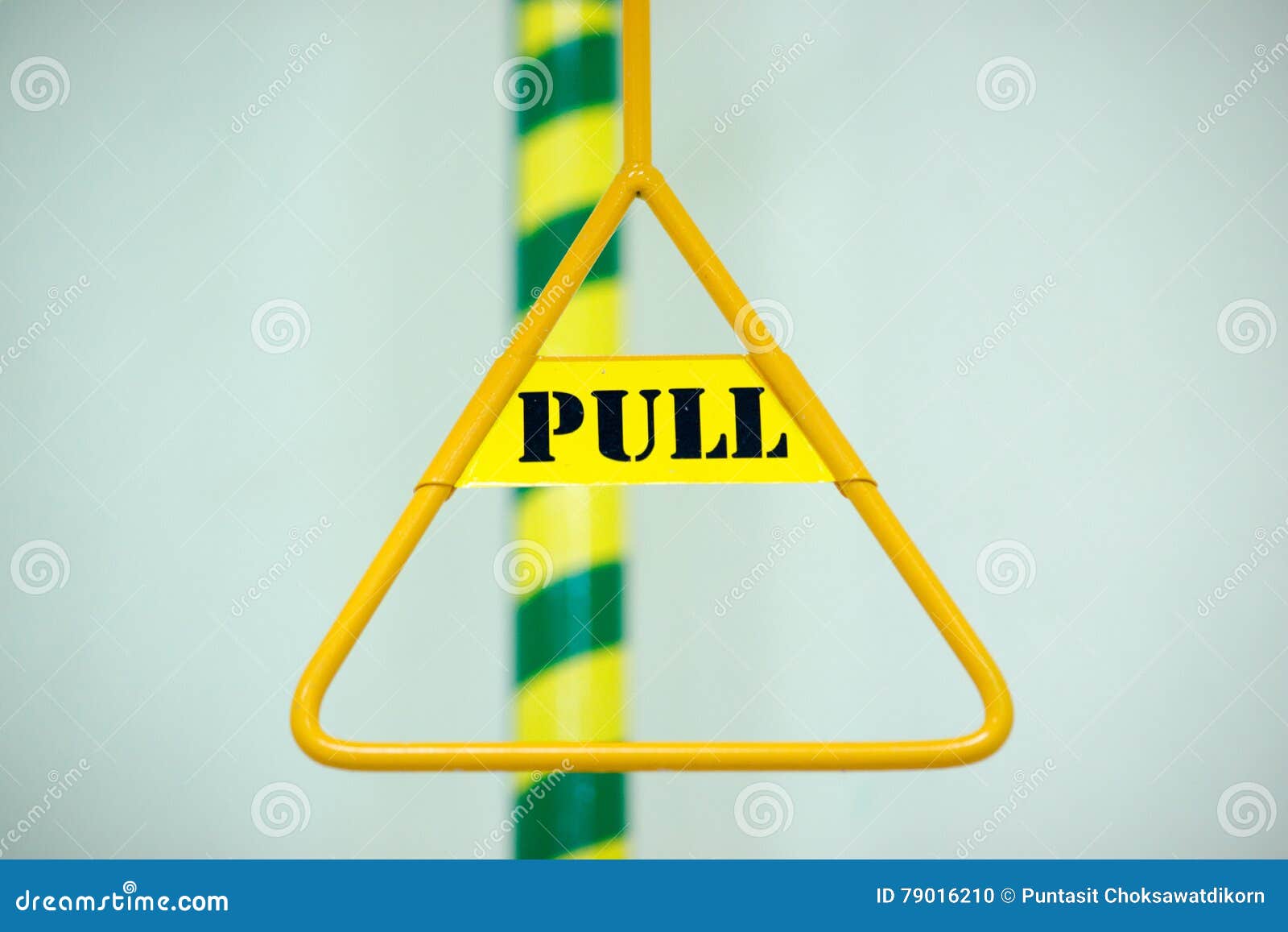 Handle Pull Emergency Safety Shower Stock Photo Image of material
