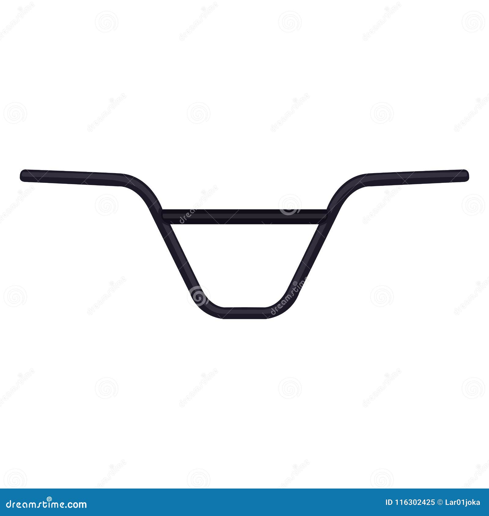 Handlebar bike icon stock vector. Illustration of rider 116302425