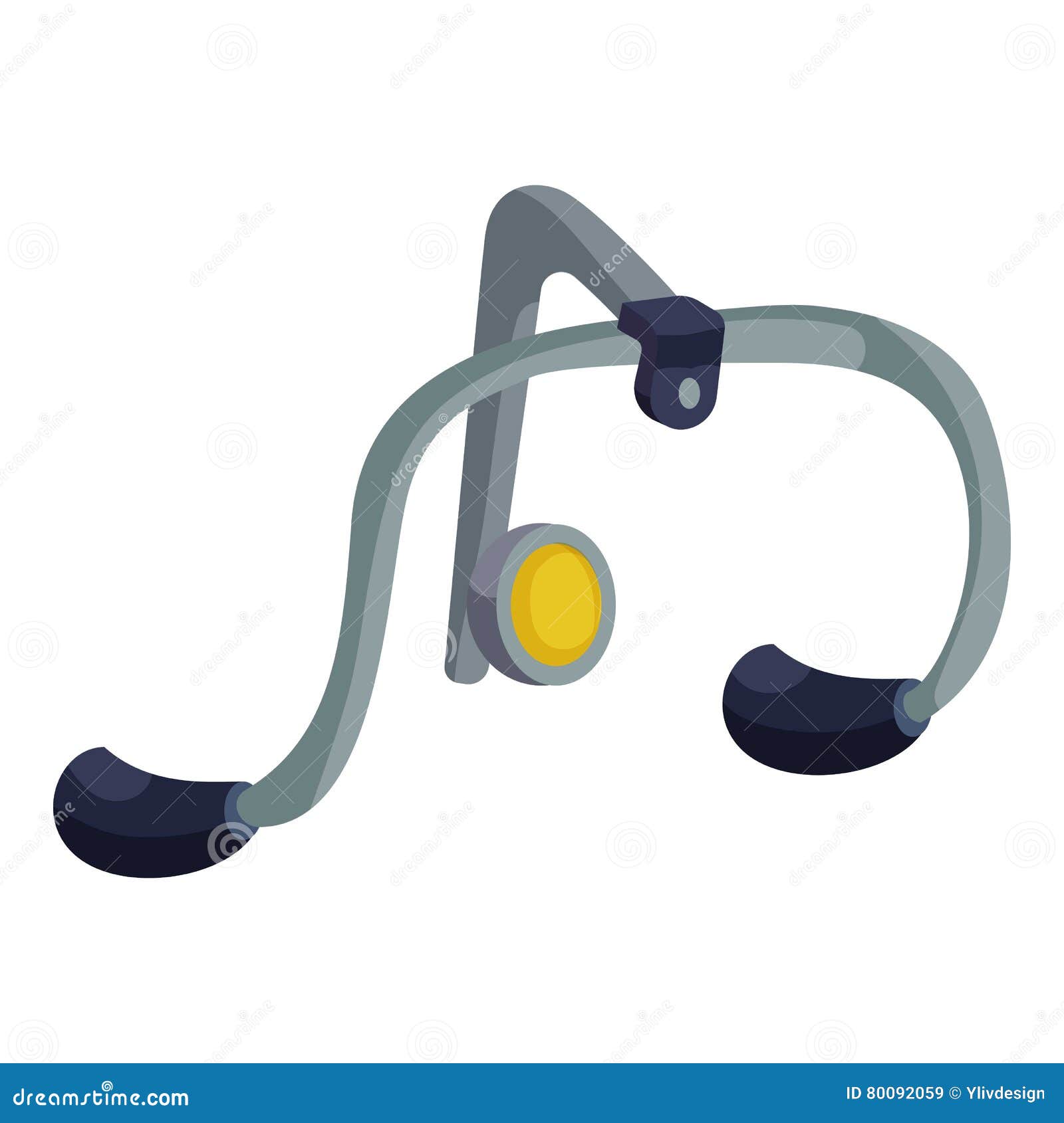 handlebar icon, isometric style