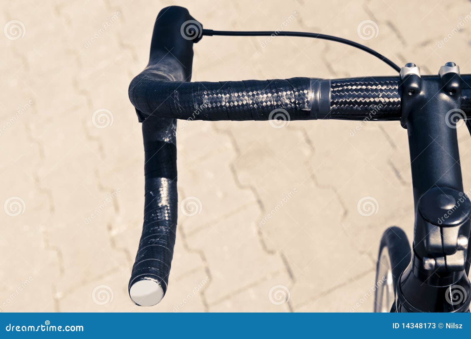 Handlebar from road bike stock image. Image of speed 14348173