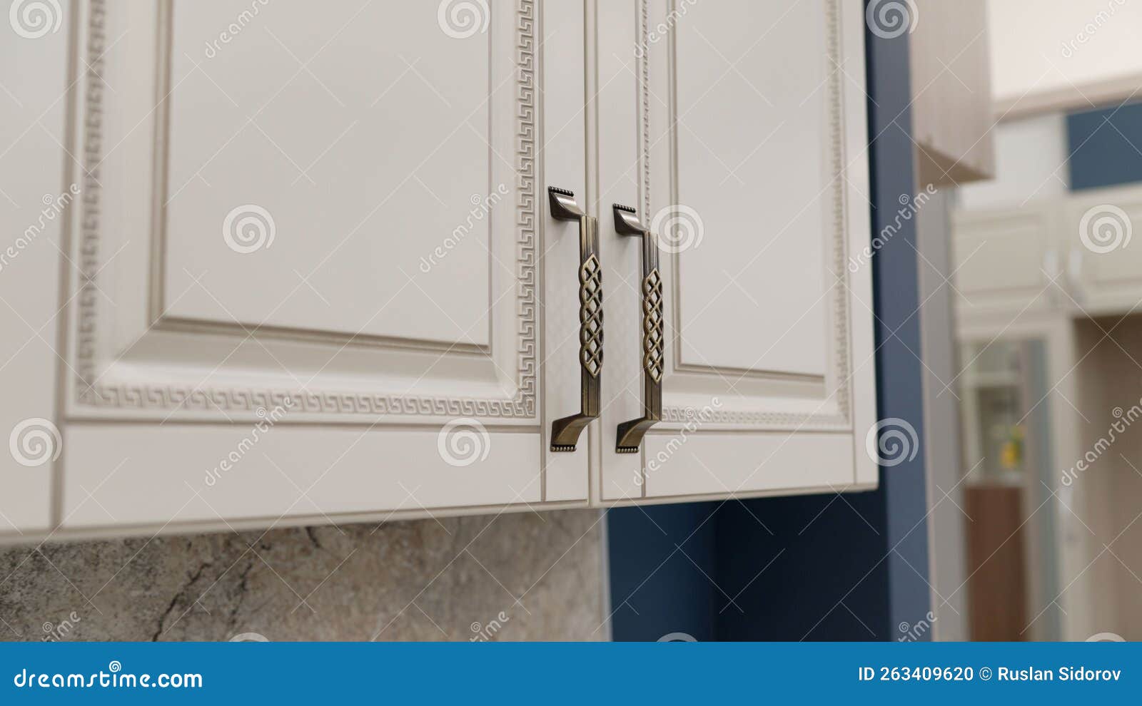 Handles on Kitchen Salon with Kitchen. Modern Kitchen Set