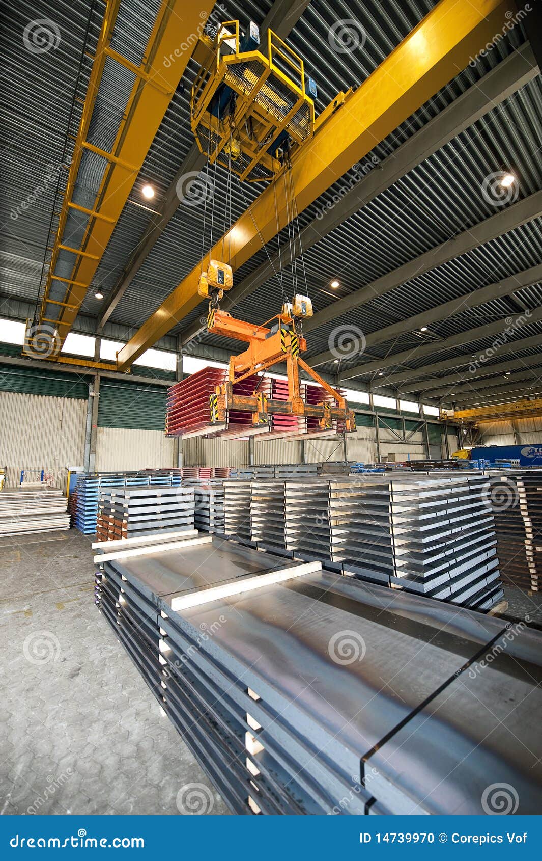 Handling Steel stock photo. Image of automated, interior 14739970