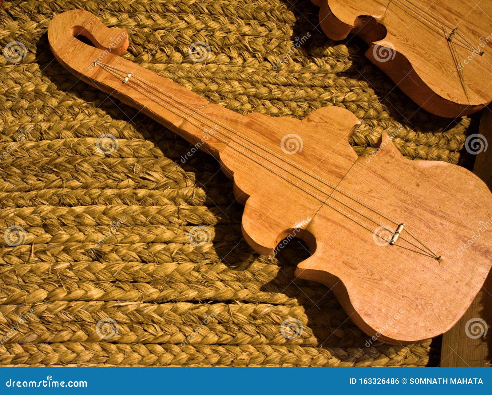 Handmade Acoustic Guitars and Classic Guitar. Design String Instrument from Guitar Maker Stock