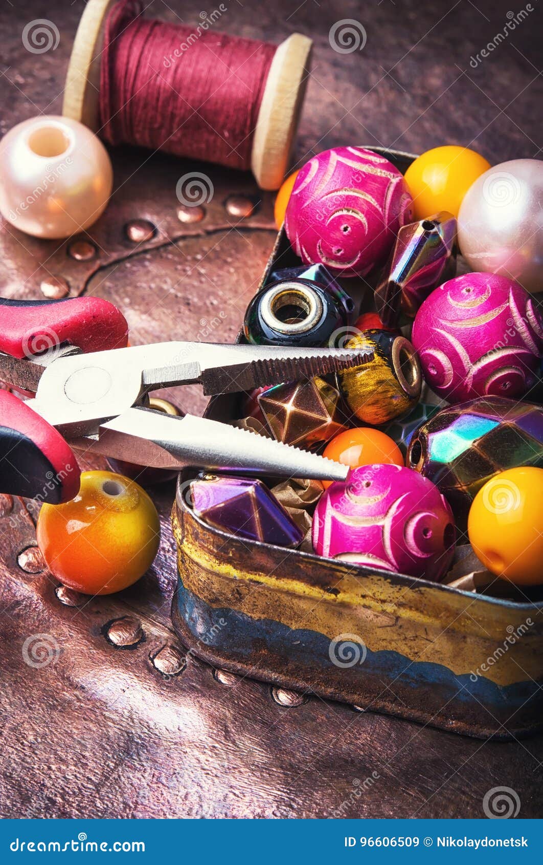 Handmade Bead Making Accessories Stock Image Image of elegance