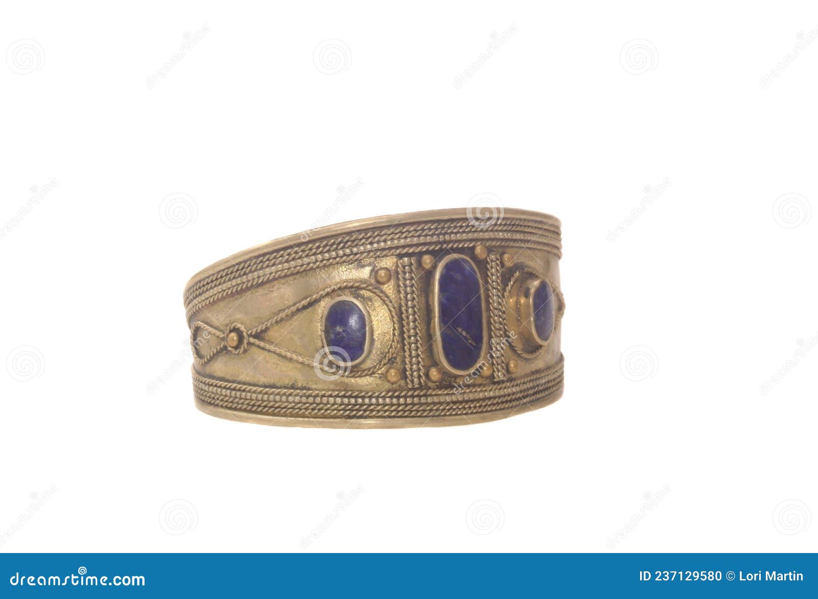 handmade brass bracelet from the middle east