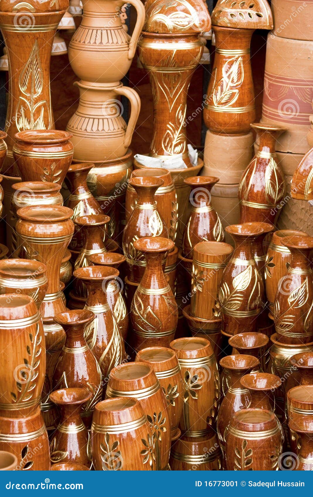Handmade Claypots of Bangladesh Stock Image Image of clay, household
