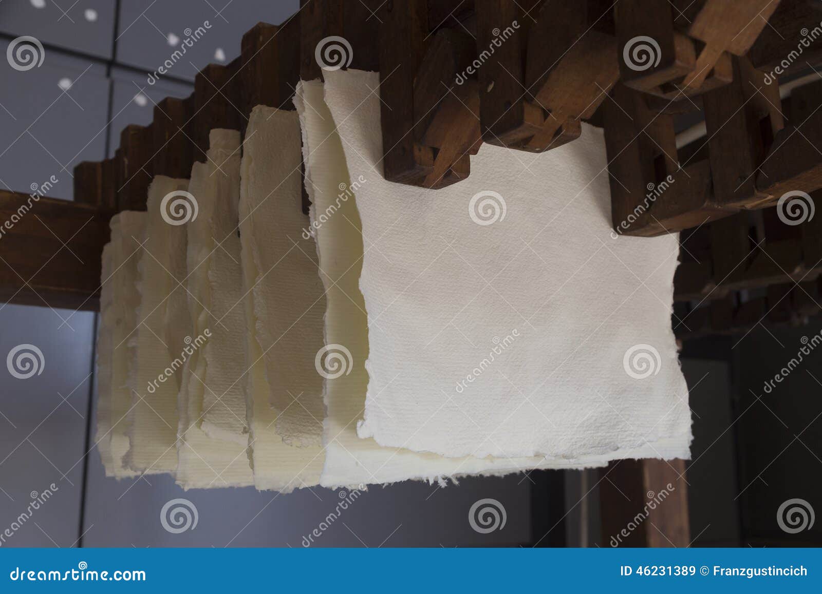 Handmade cotton paper stock image. Image of environment 46231389