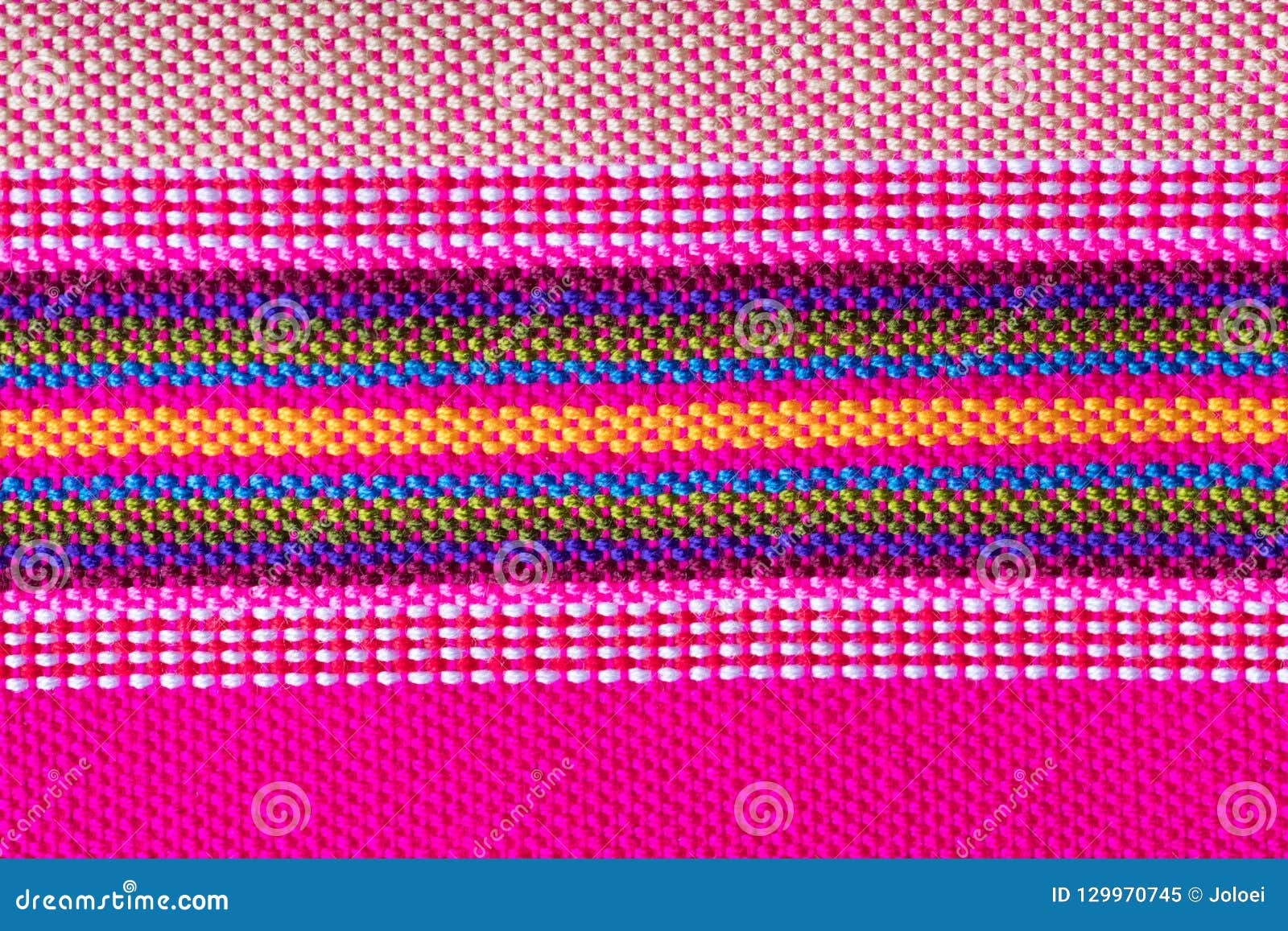 Handmade Cotton Woven Fabric As a Background Stock Image Image of