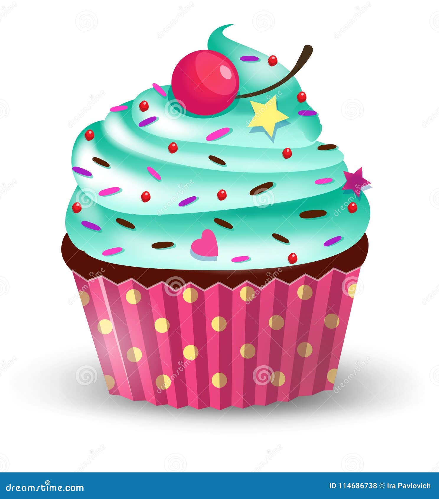 Cartoon Cakes. Colorful Delicious Desserts, Birthday Cake with Celebration  Candles and Chocolate Slices, Holiday Stock Vector - Illustration of cute,  cupcakes: 169757130