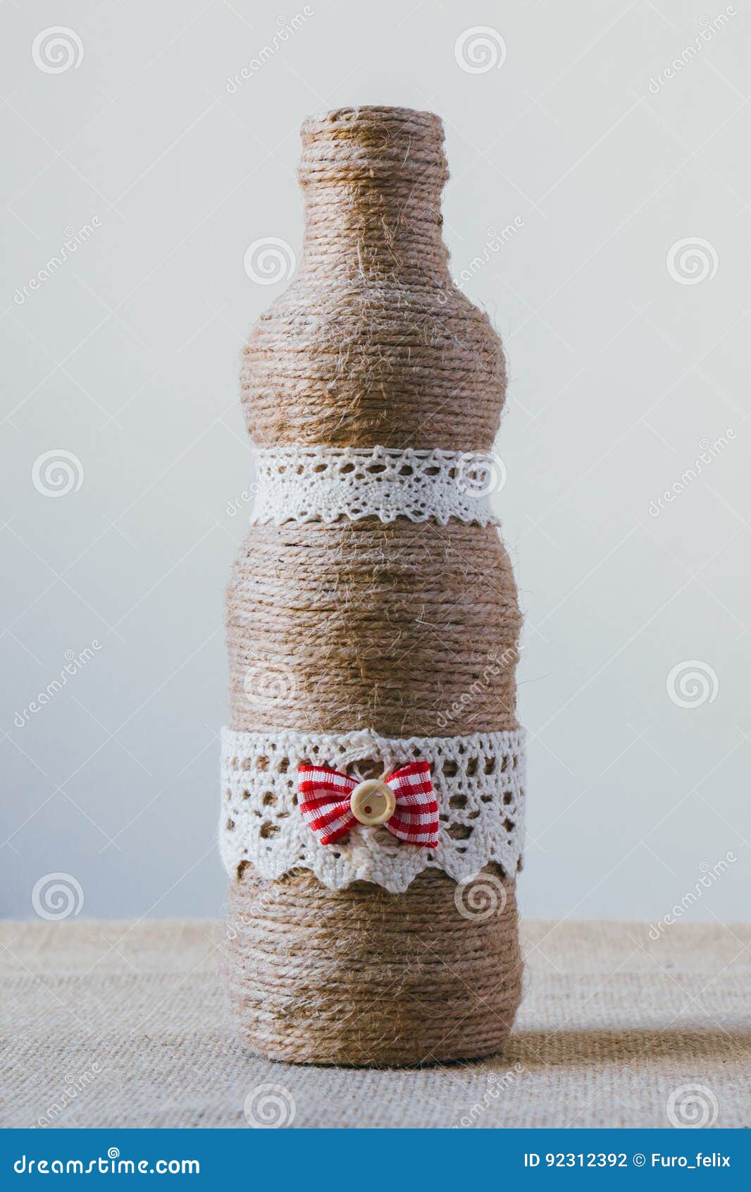 Handmade decorated bottle stock photo. Image of colored 92312392